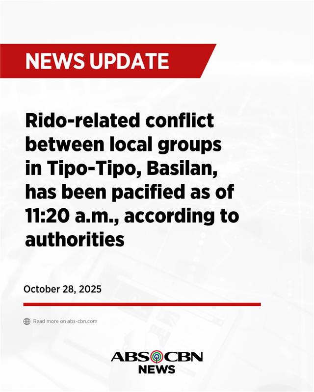 ABS-CBN - NEWS UPDATE: The rido-related conflict between local groups ...