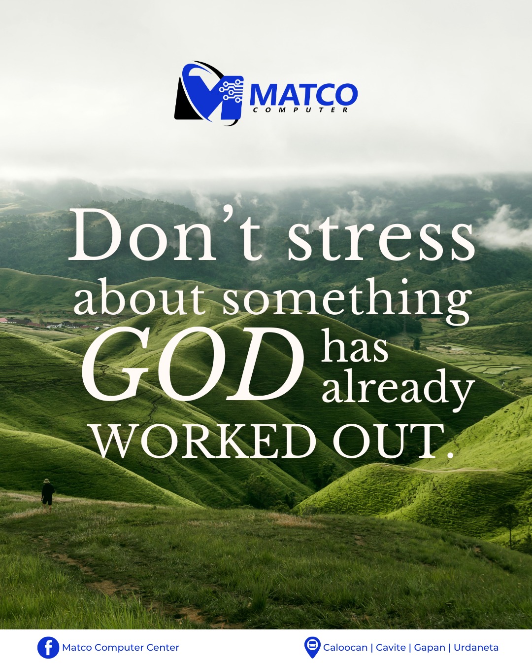Matco - Take a deep breath. What’s meant for you won’t miss you. Trust ...