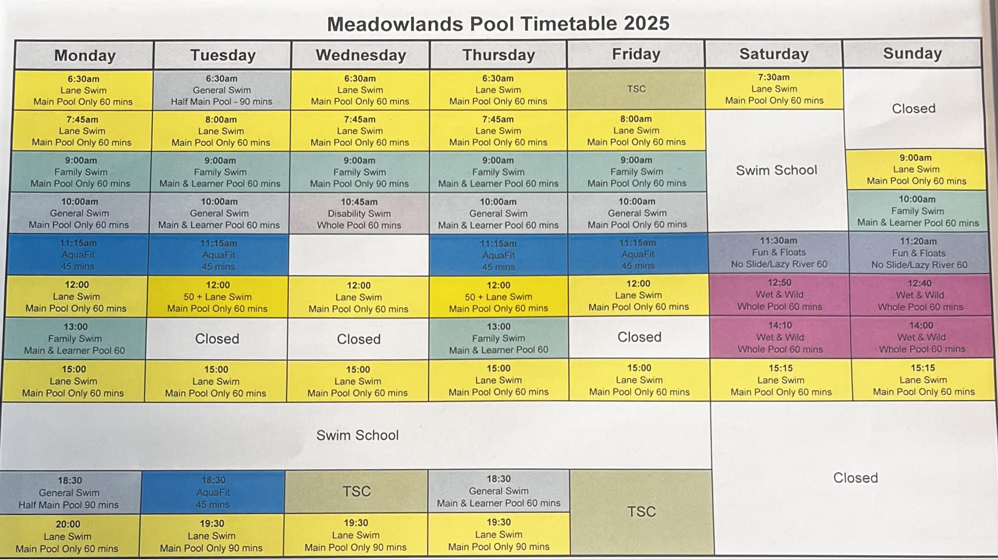 Meadowlands - 🌊💦 MAKE A SPLASH THIS SEPTEMBER! 💦🌊 Our new Swim ...