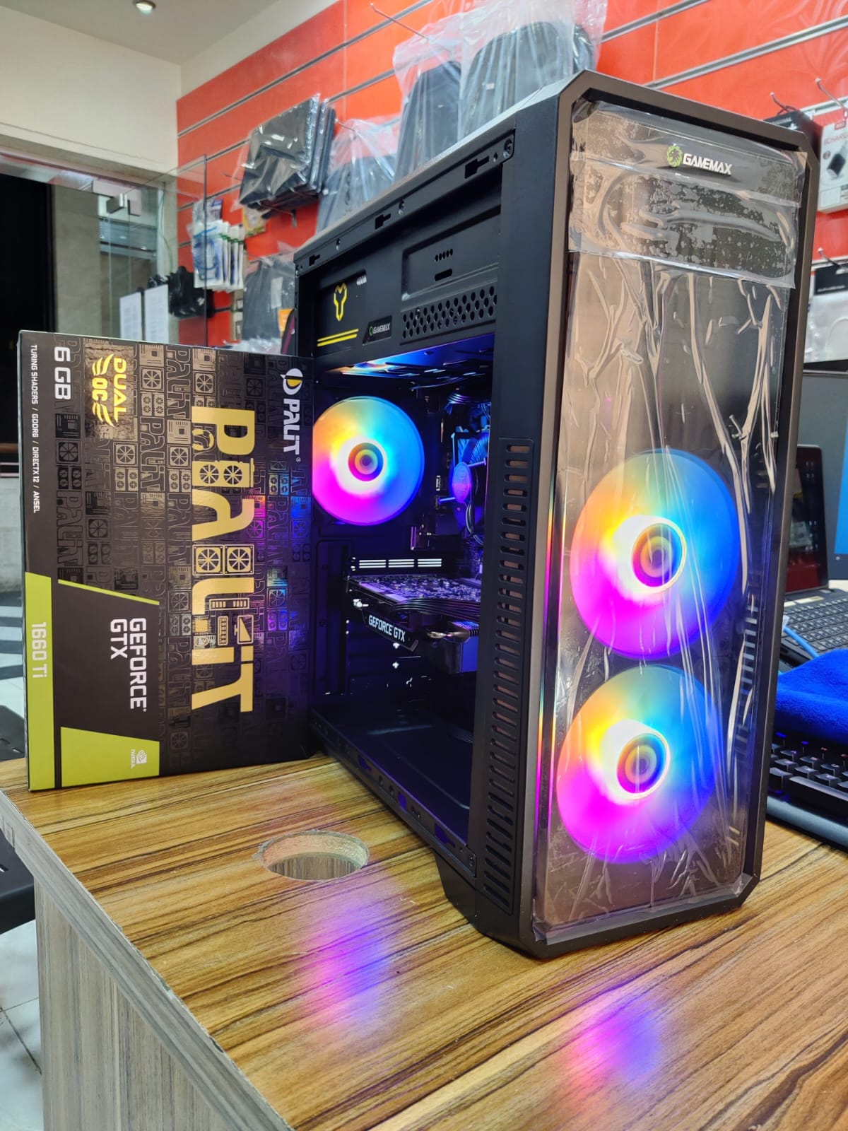 Intel Core i5-9400F Asus Tuf B360 Plus Ram 16GB 3200Hz Palit GTX 