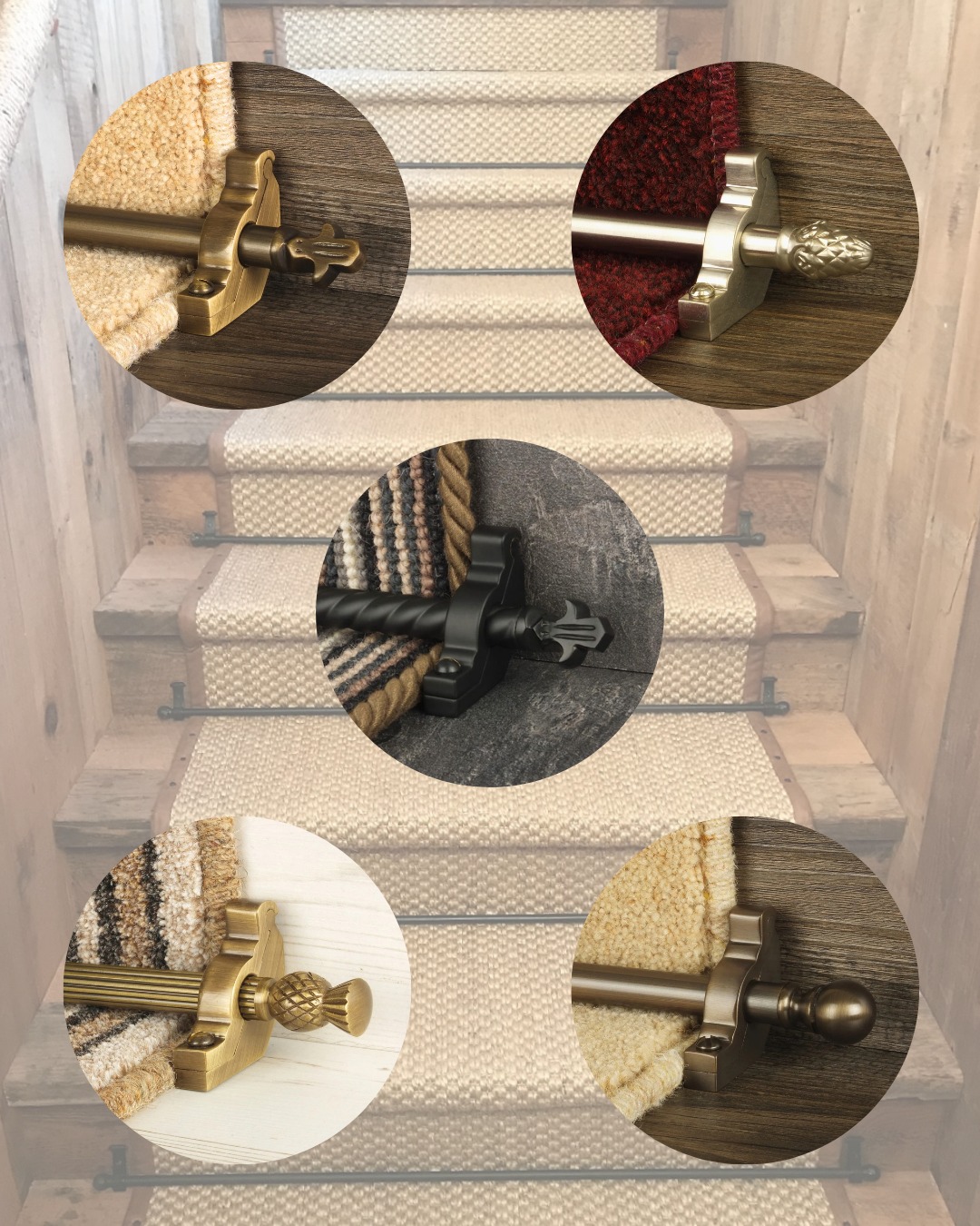 Stair - Introducing: Our Stair Rods Country Collection This range of ...