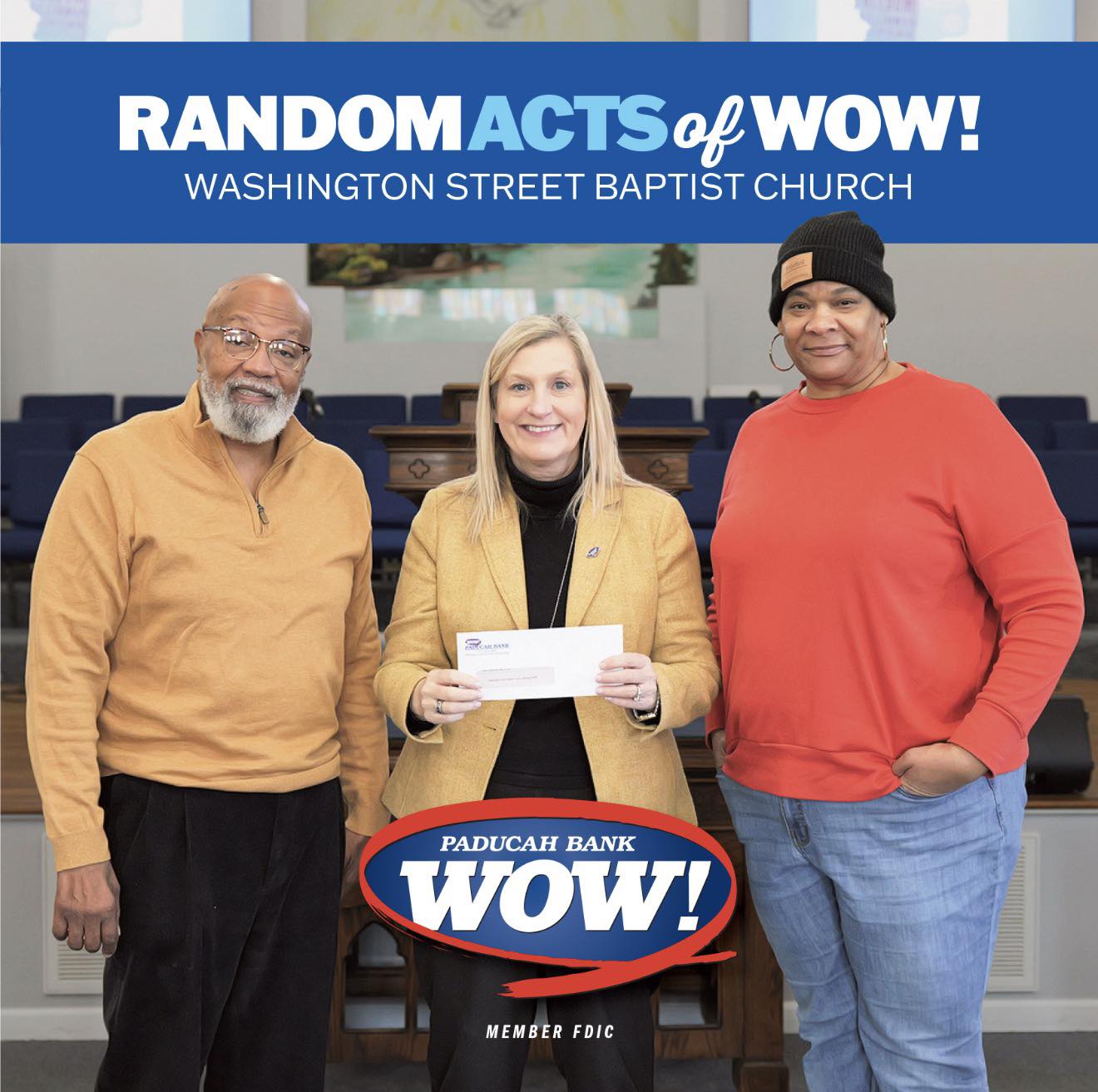 Paducah - On this snowy eve, we’re out performing Random Acts of WOW ...