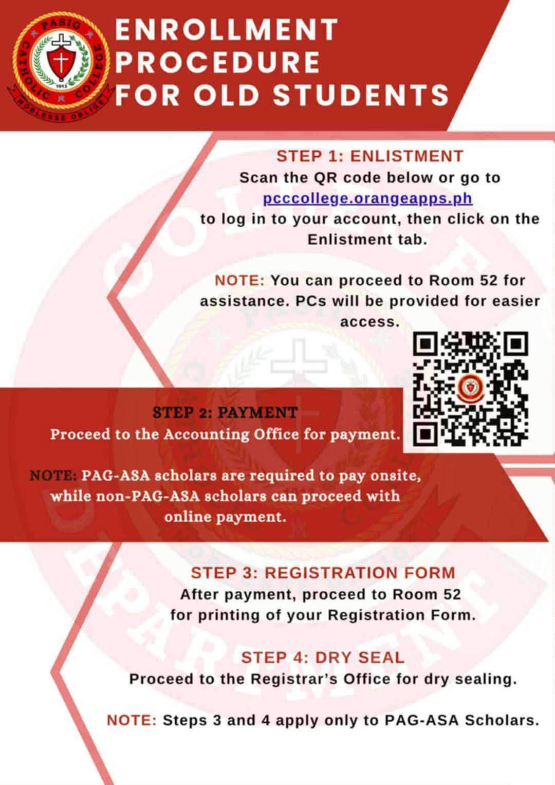 🎓 COLLEGE DEPARTMENT ANNOUNCEMENT! 📢 ENROLLMENT SCHEDULE for Second ...