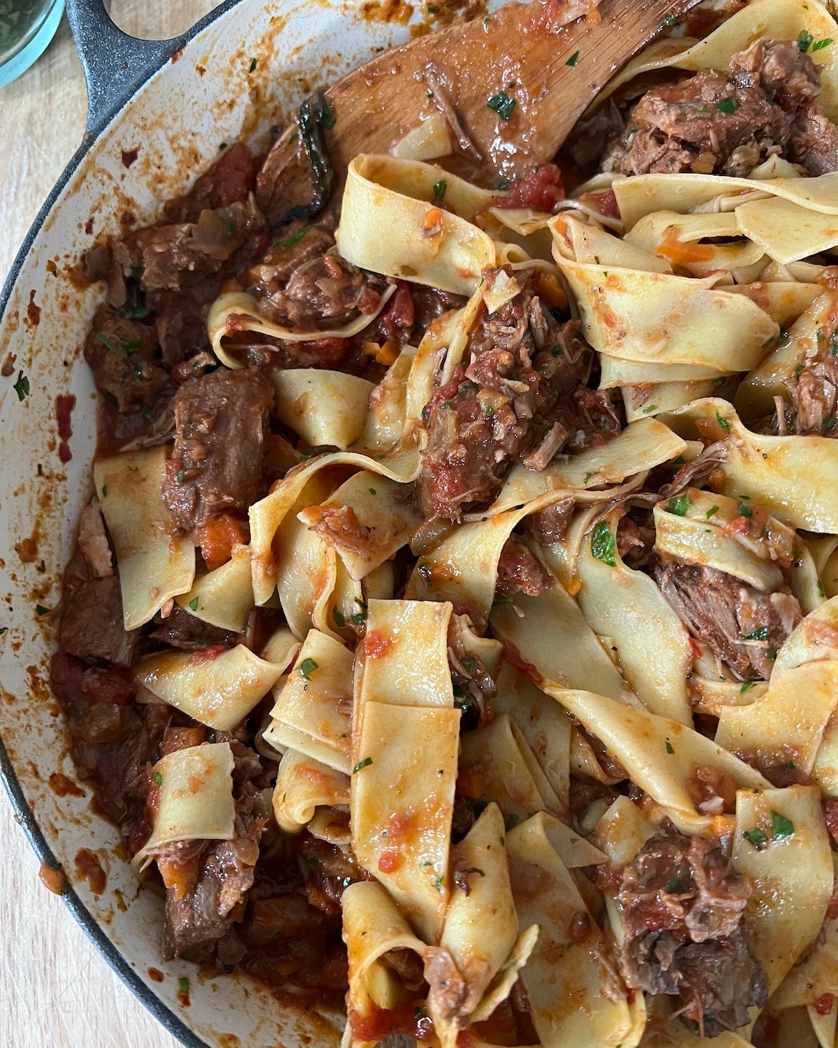 Mangia - This braised Pork Ragu with pappardelle is the ultimate in ...