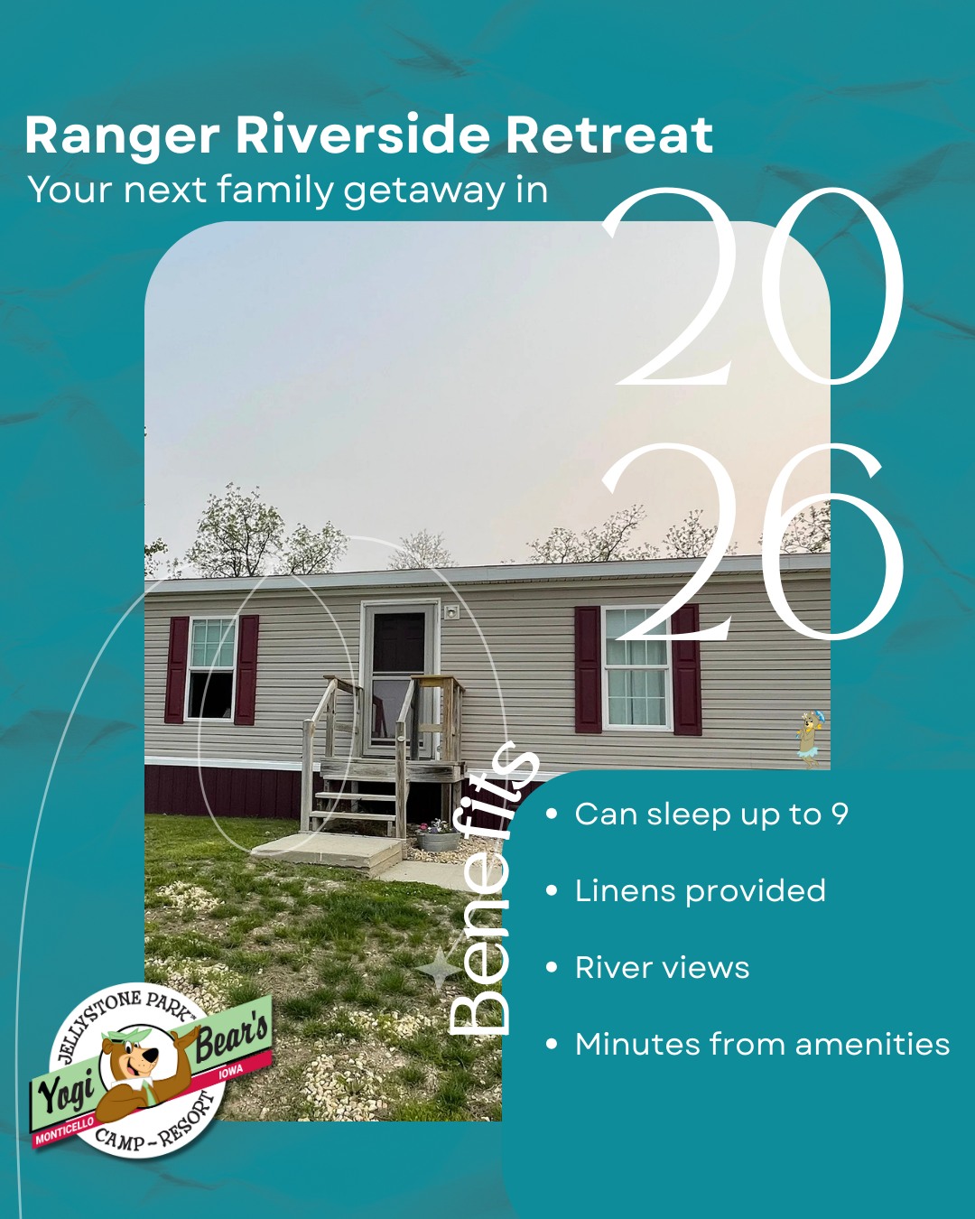 🏡🌊 Meet the Ranger Riverside... - Jellystone Park Monticello | Facebook