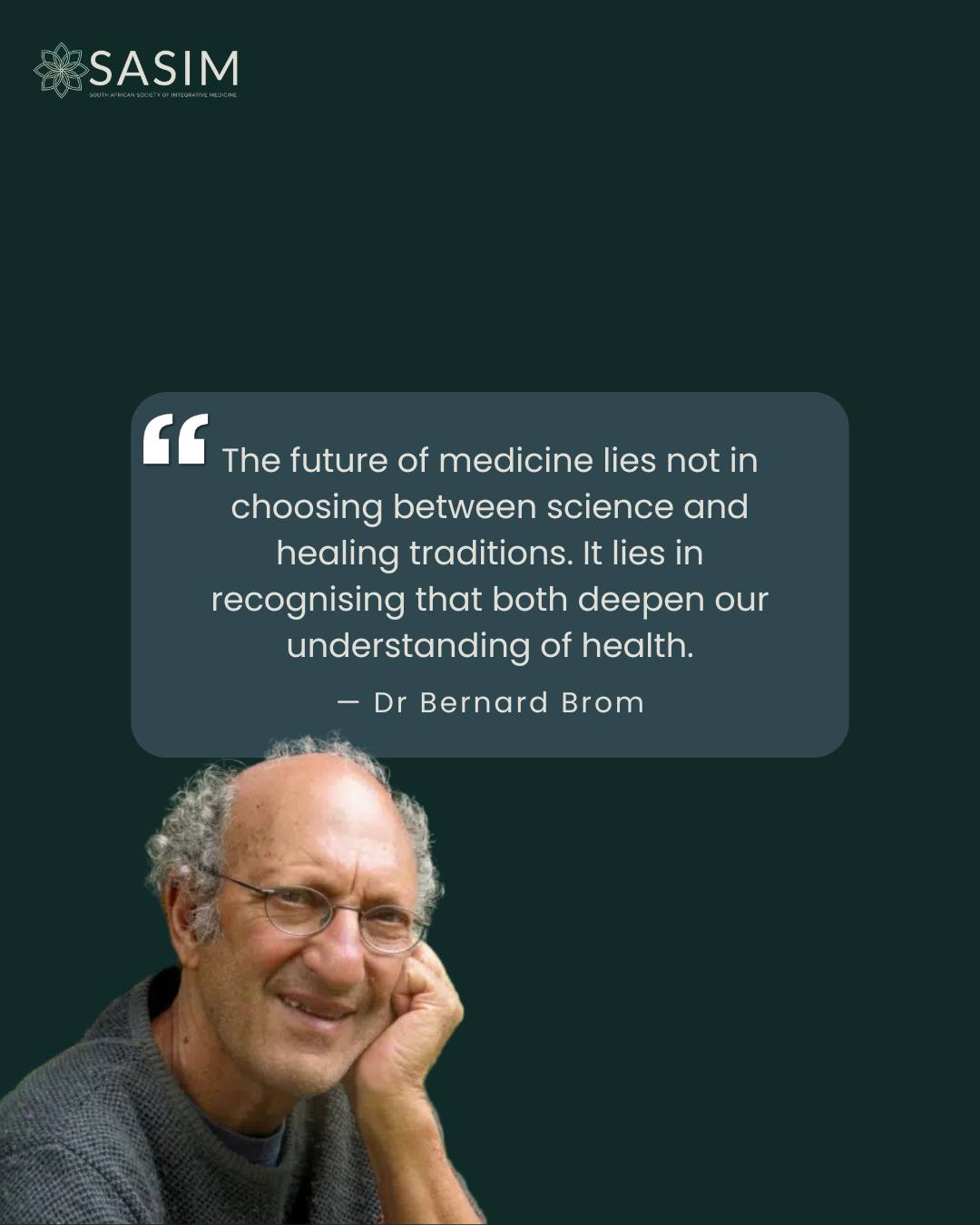 SA - Dr Bernard Brom has long been a respected voice in South African ...