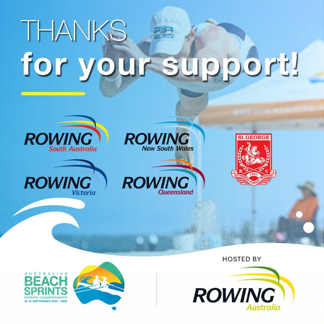 Rowing - A couple of weeks ago, the 2025 Australian Beach Sprints ...