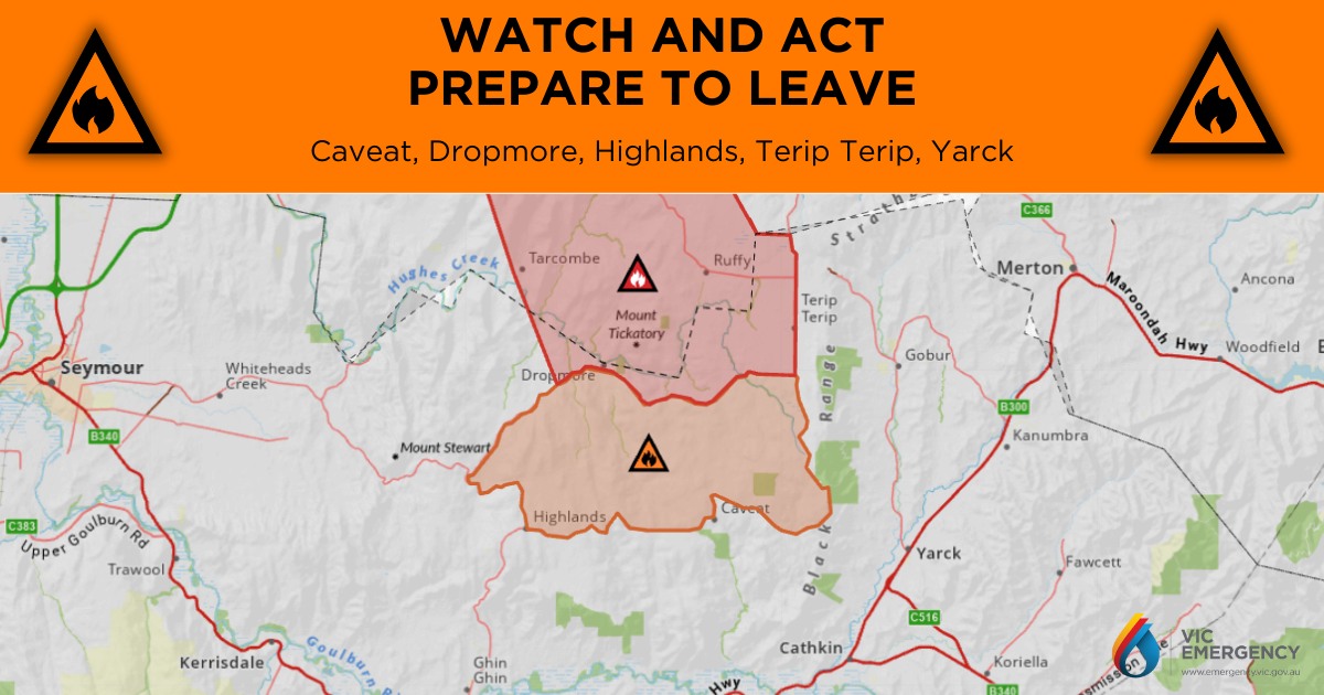 CFA - WATCH & ACT - BUSHFIRE - Prepare to Leave Incident Location ...