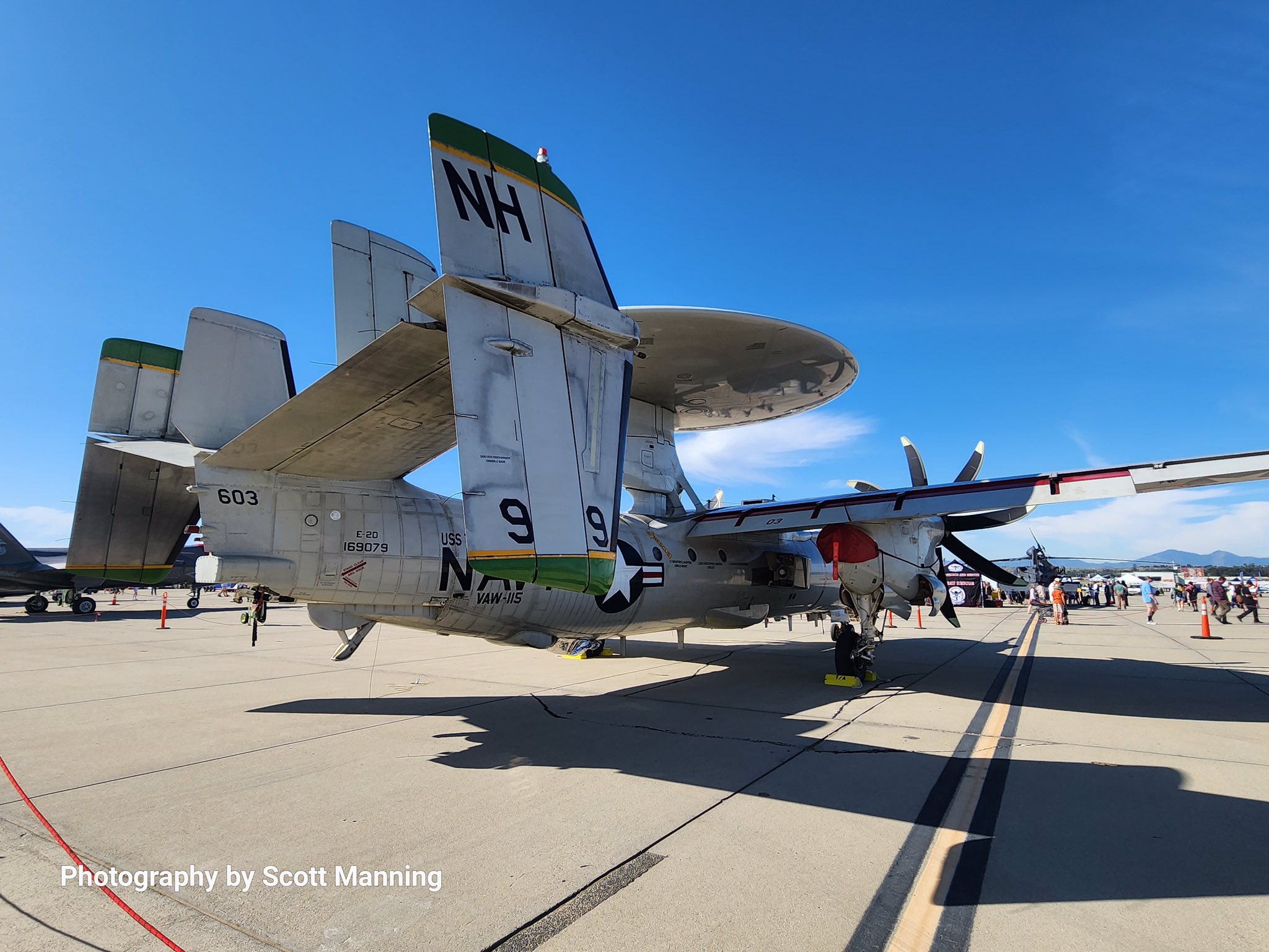 Scott Manning photos and post. Grumman. E-2D Hawkeye 168077 from