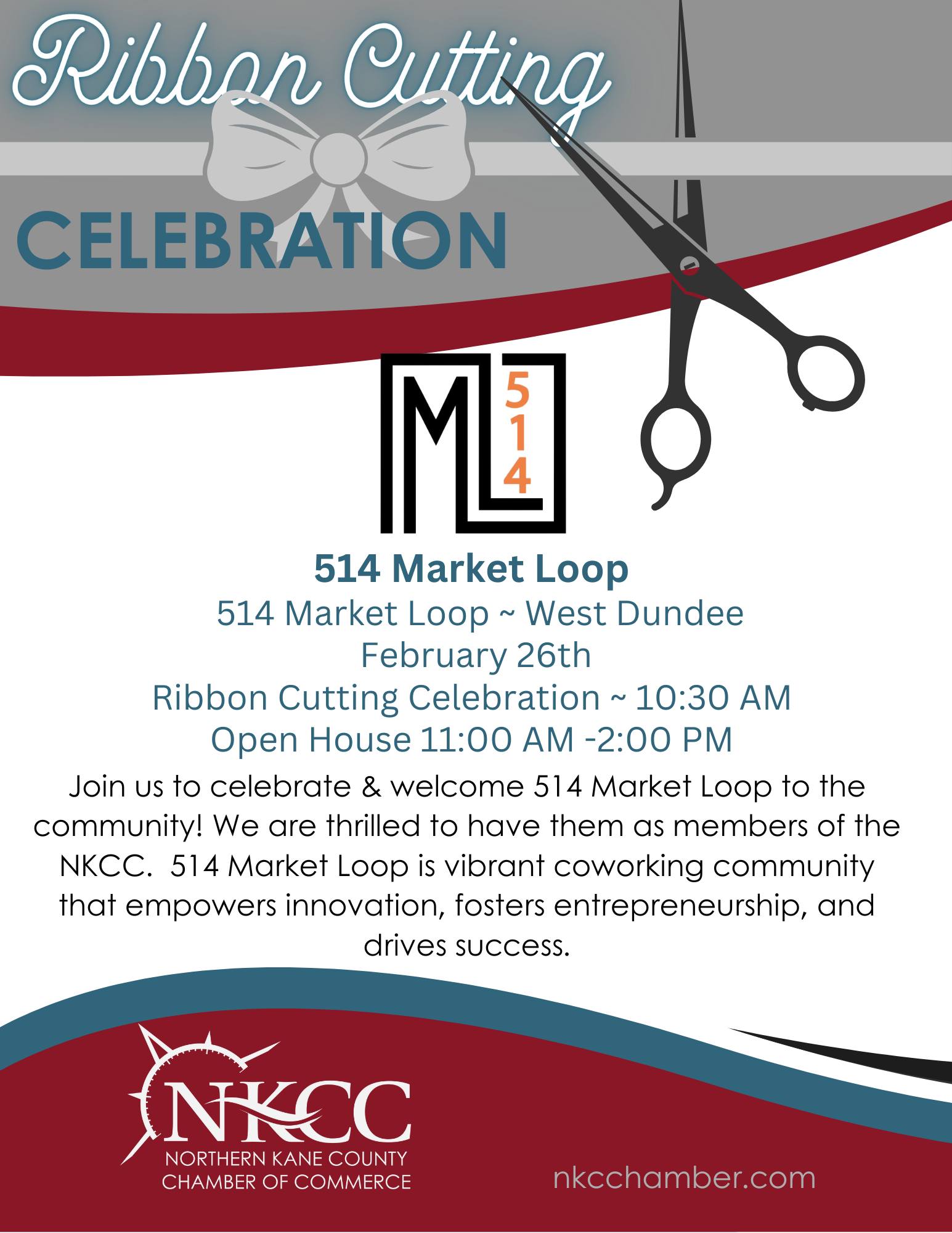 Ribbon Cutting Celebration with 514 Market Loop