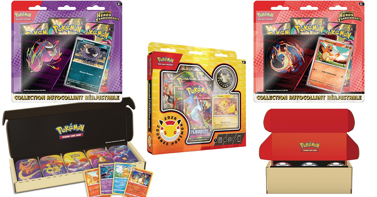 Coffret Pokémon - Méga-Kangourex-ex - 1 Carte Promo Brillante + 1 Carte Grand Format + 4 Boosters