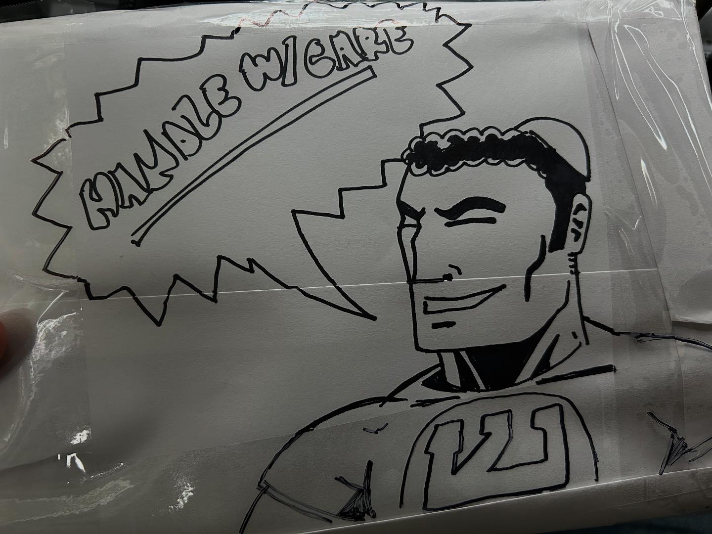 Magen and Shaloman quick sketches on some shipped orders. Most of