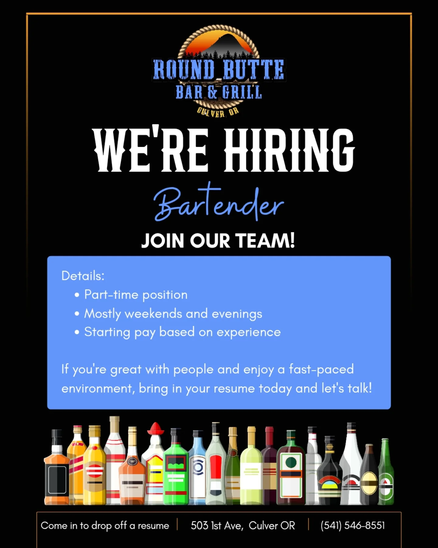 RBI/Round - We’re Hiring! Part-Time Bartender Wanted 🍻🍺🍸🍷🍹 Looking for ...
