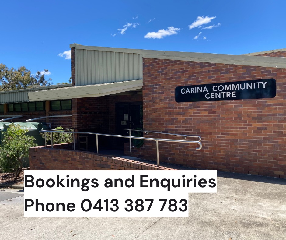 Looking for a hall or room to... - Carina Community Centre | Facebook