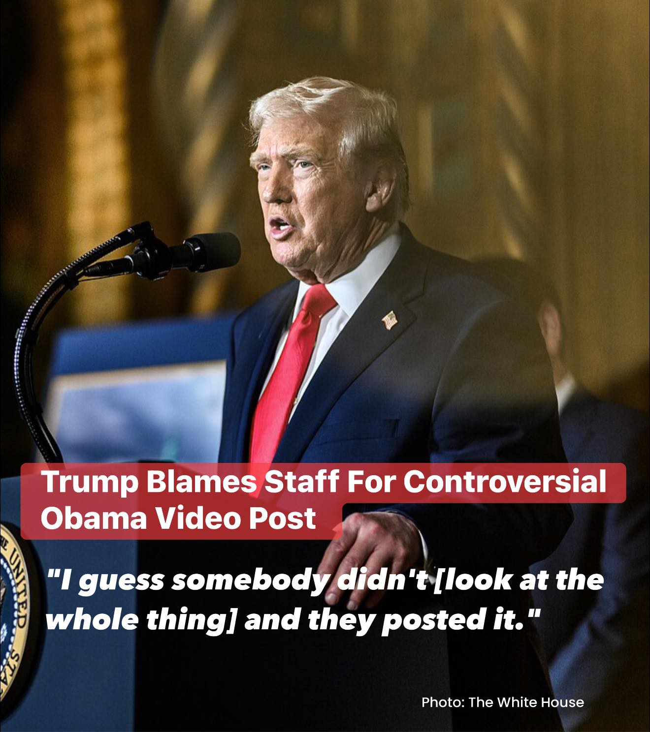 Business Times - Trump Blames Staff For Controversial... | Facebook