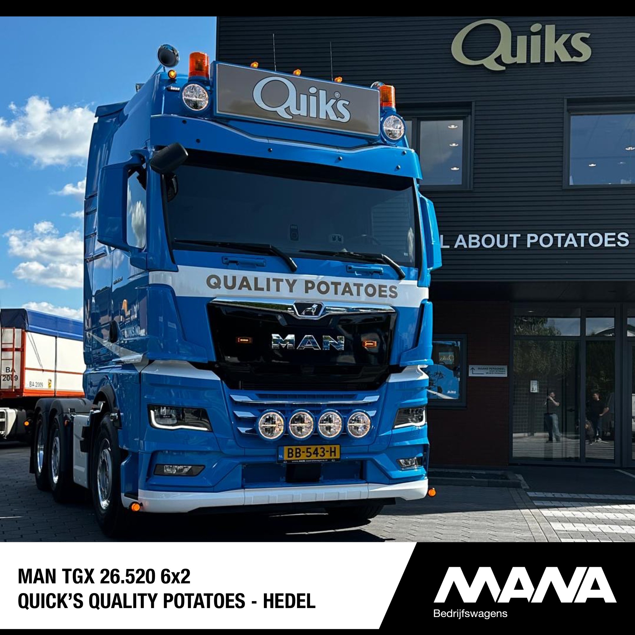 MANA Bedrijfswagens - Aflevering bij GCC!😍 We hebben deze mooie TGX 26. ...