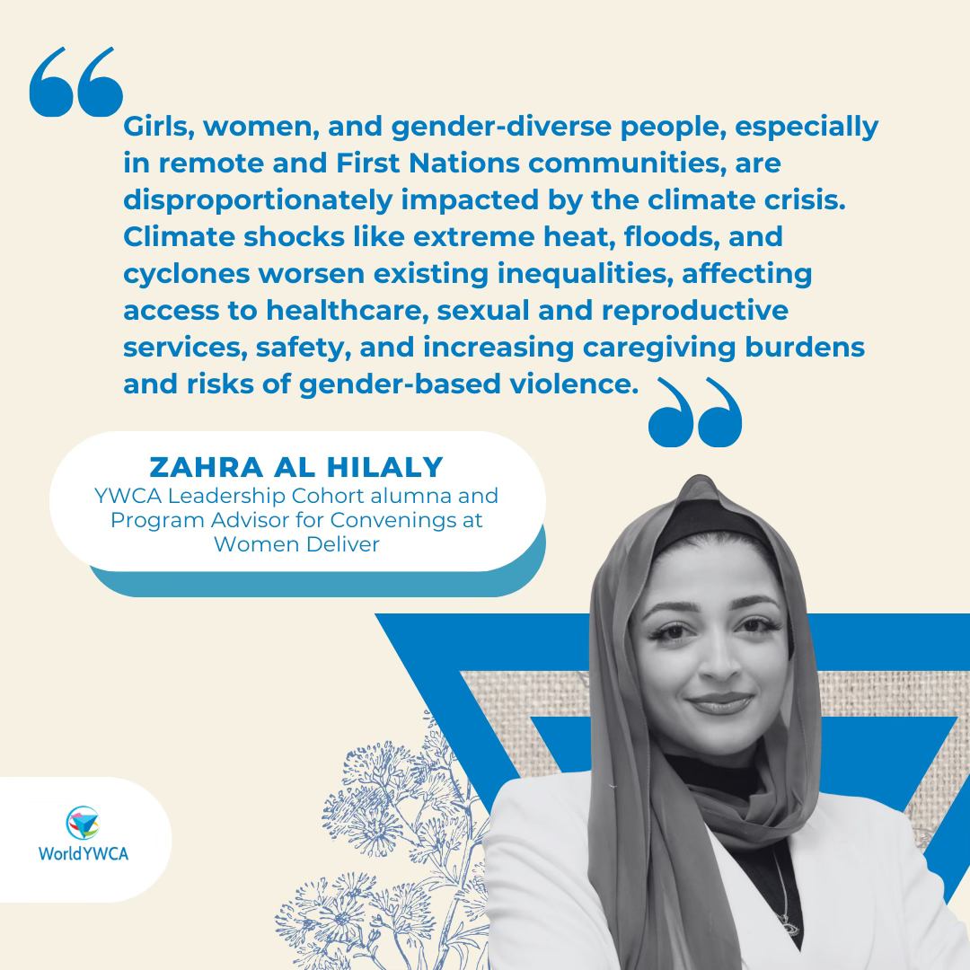 World YWCA - 📣 Climate justice is a gender justice issue!... | Facebook