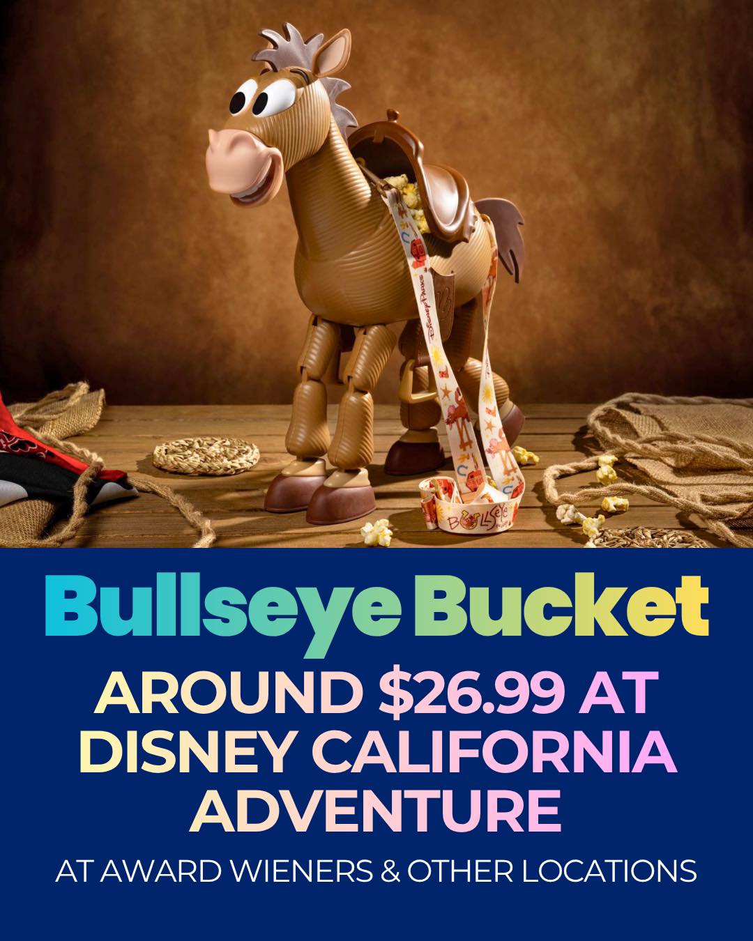 Toy Story 5 Bullseye Bucket now available Disney California