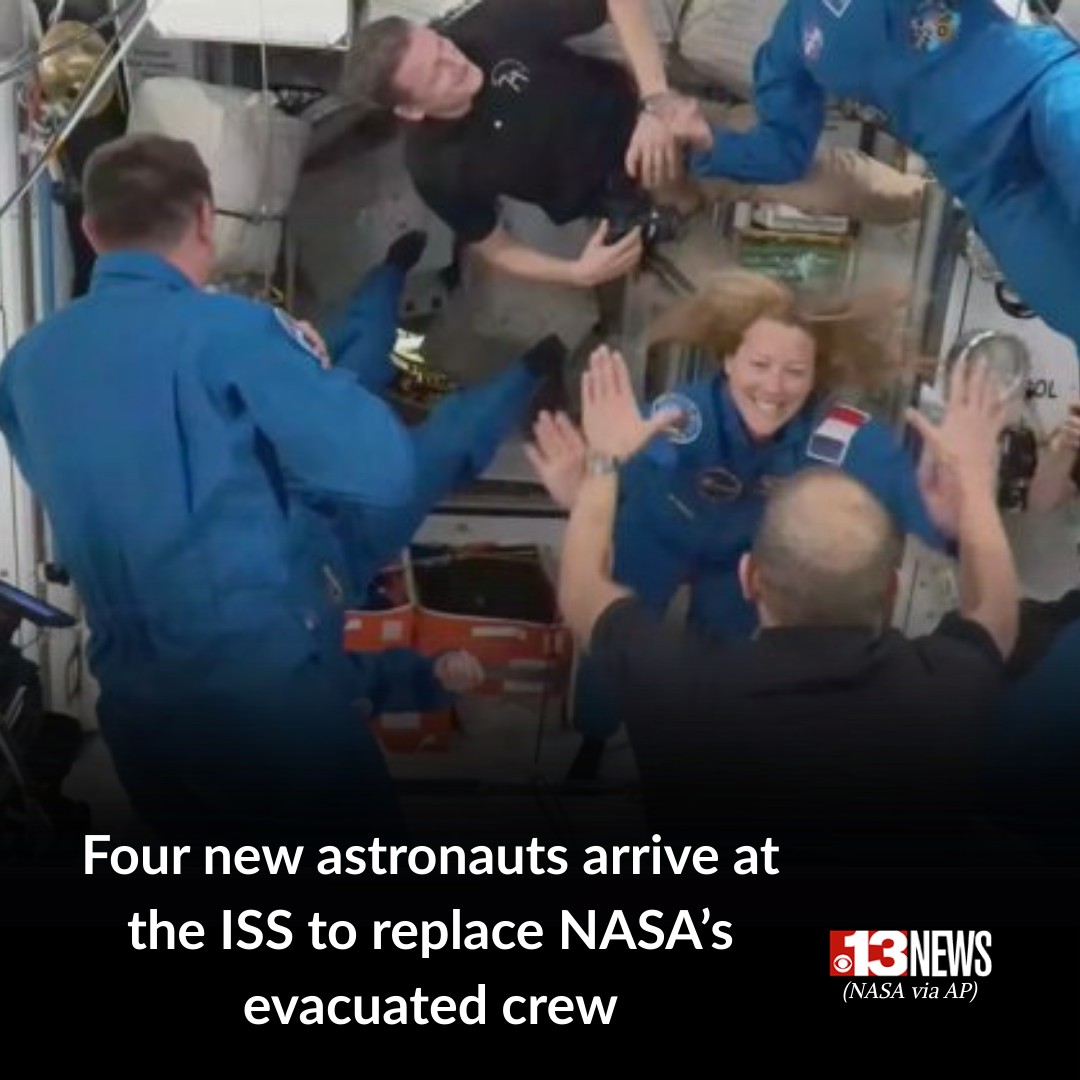 WOWK 13 NEWS - The ISS returned to full strength with... | Facebook