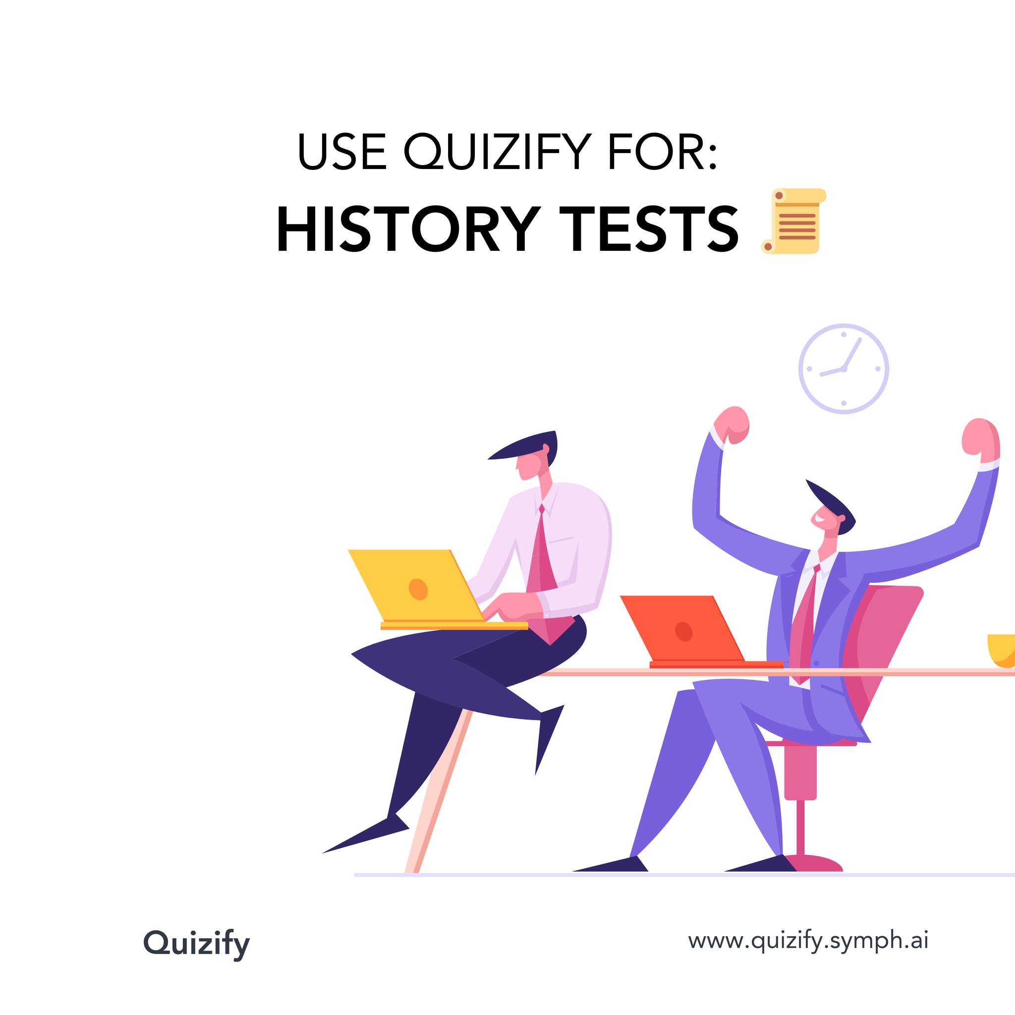 Quizify - 📝 Dive into the past with custom history exams... | Facebook