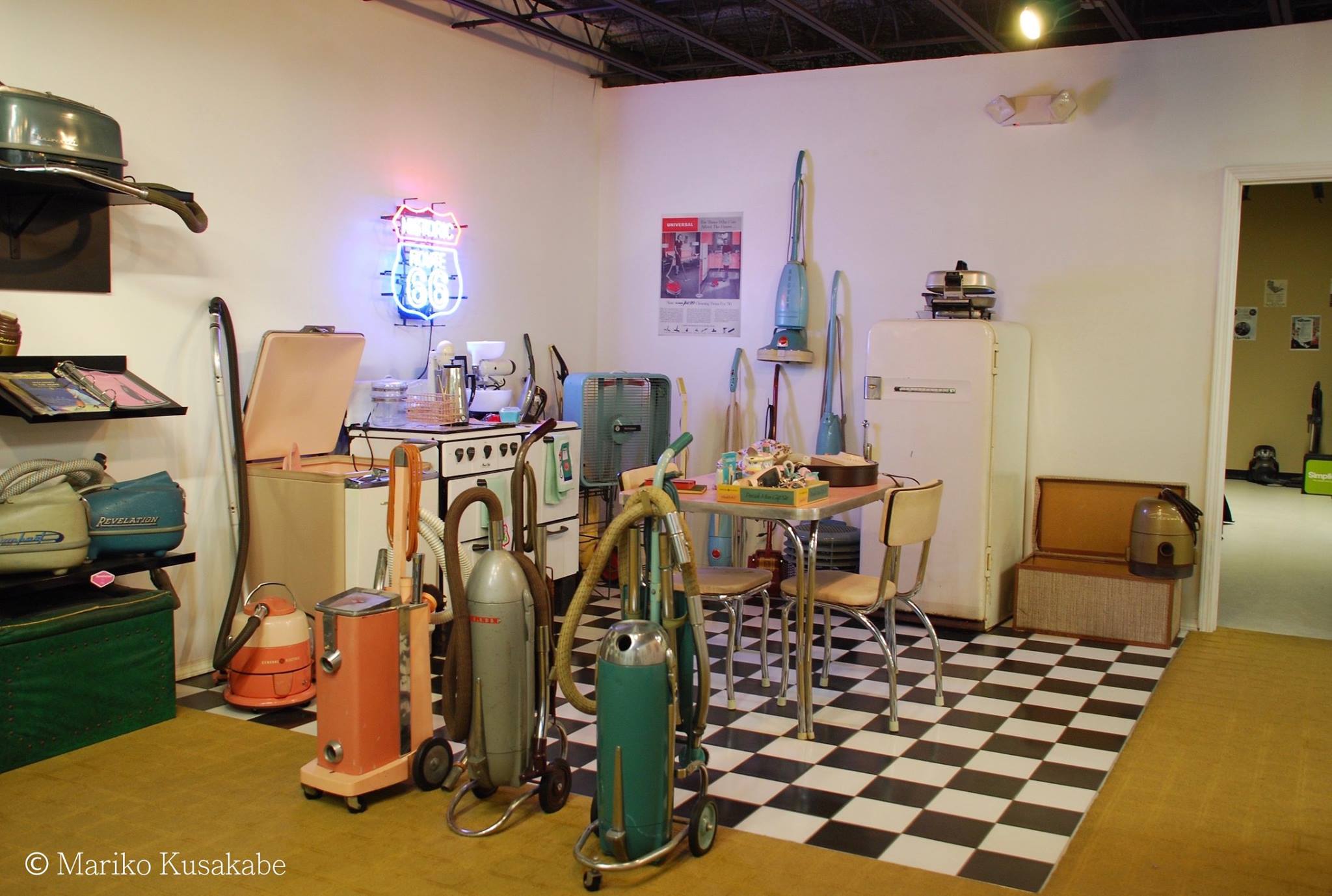 Mariko - “ Vacuum Cleaner Museum “ in St.James Missouri 珍しい掃除
