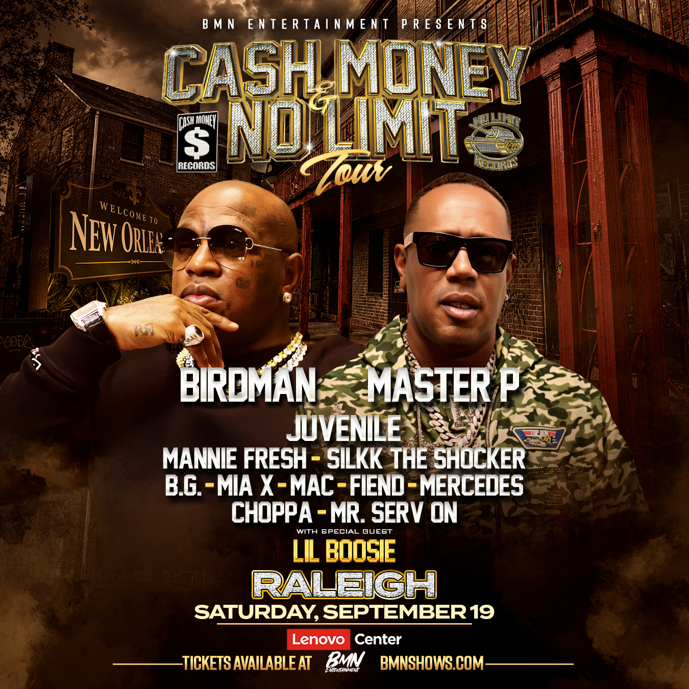 JUST ANNOUNCED! Cash Money & No Limit Tour is coming to Lenovo