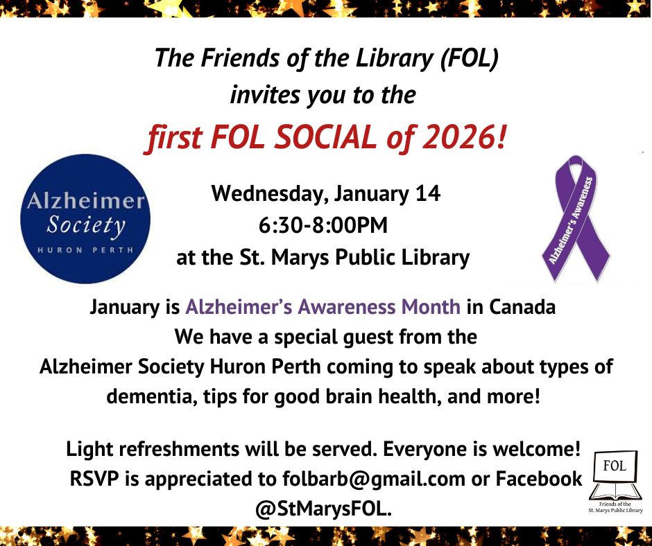Friends of St. Marys... - Friends of St. Marys Public Library