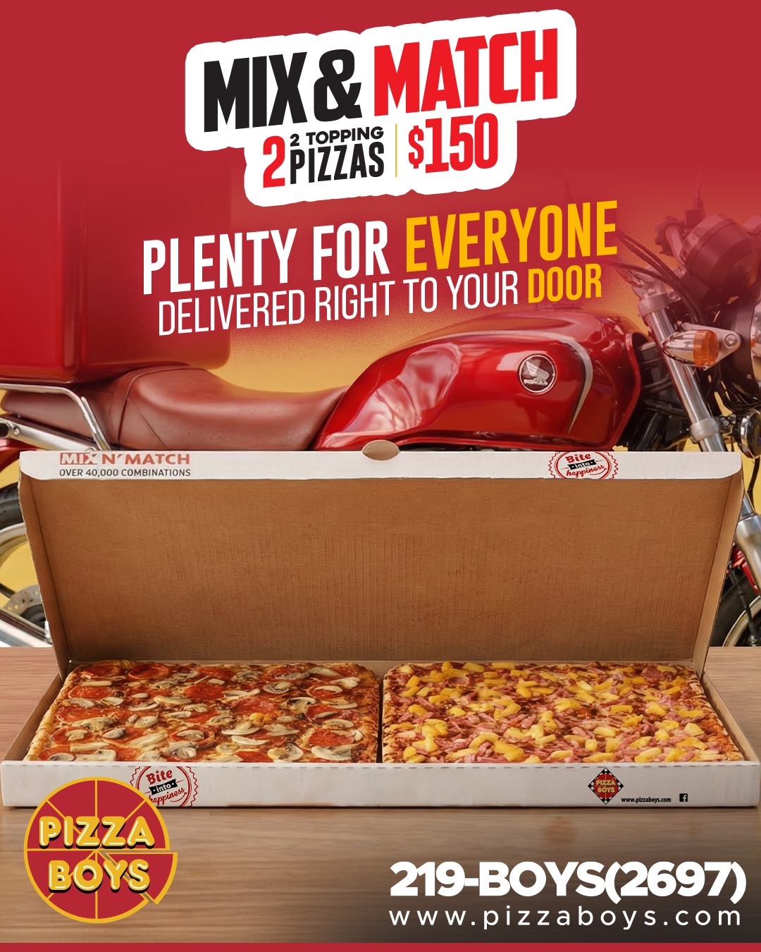 Go ahead, add to cart for $9.99 each when you Mix and Match. 🛒🍕