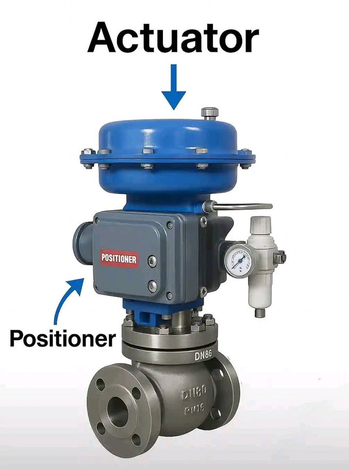 Piping - Understanding Control Valve Positioners vs Actuators – What's ...