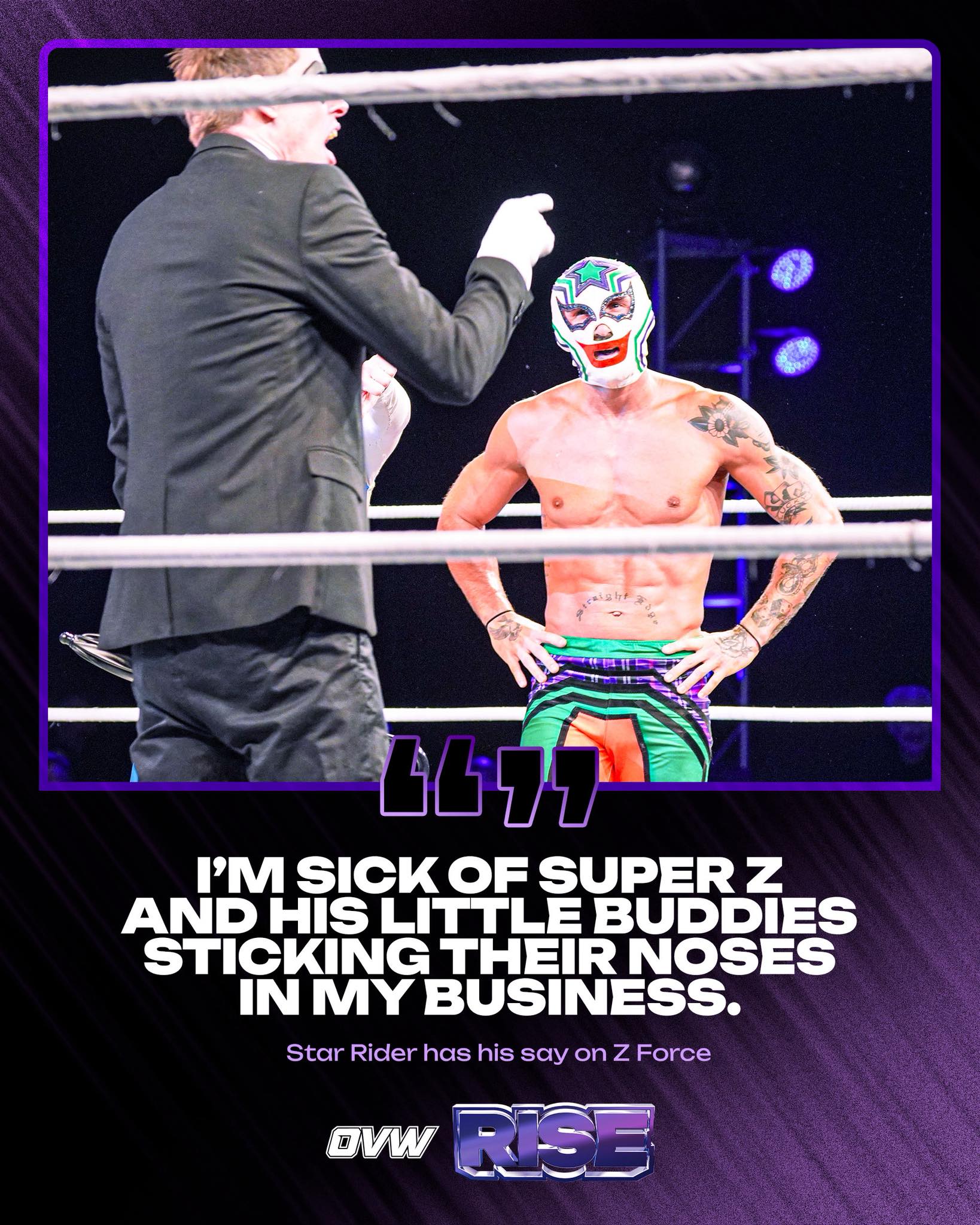 OVW Wrestling - Star Rider says he’s done with Super Z and... | Facebook