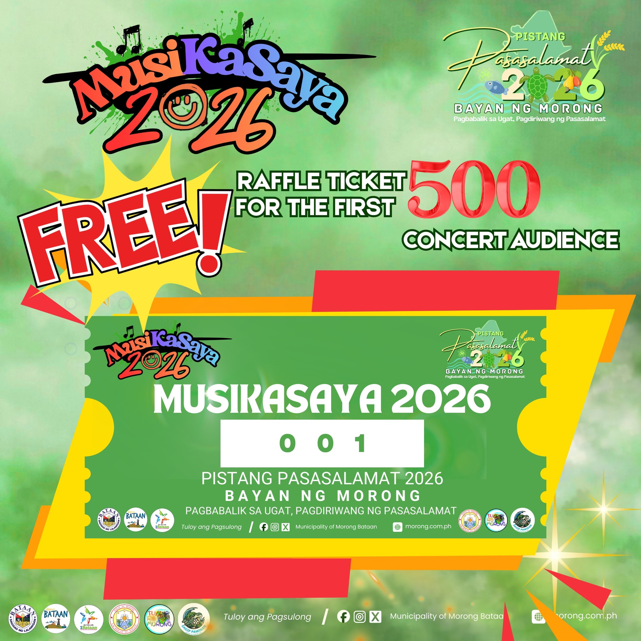 Municipality - 🎟️ LIBRENG RAFFLE TICKET! 🎟️ Para po sa unang 500 ...