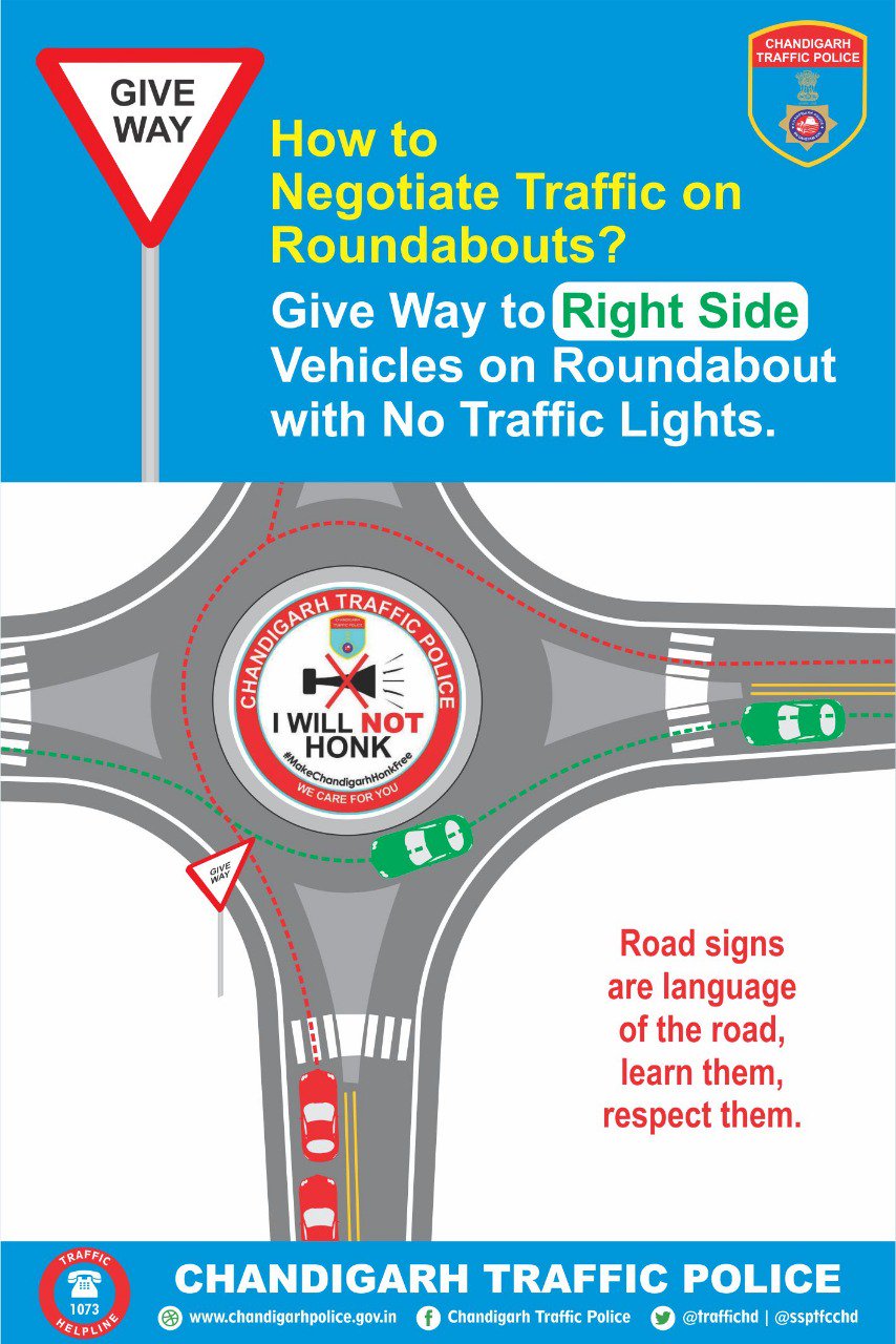 Chandigarh Traffic Police - 60 citizens/Traffic sentinel contacted on ...