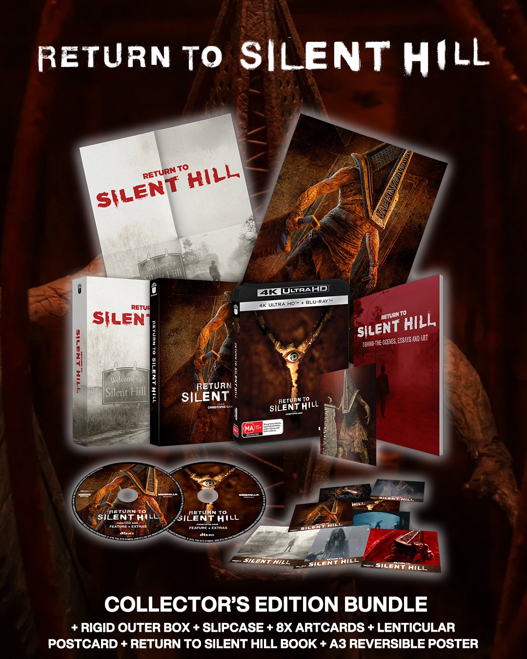 Return to Silent Hill 4K UHD + Blu-ray Steelbook is exclusive to 