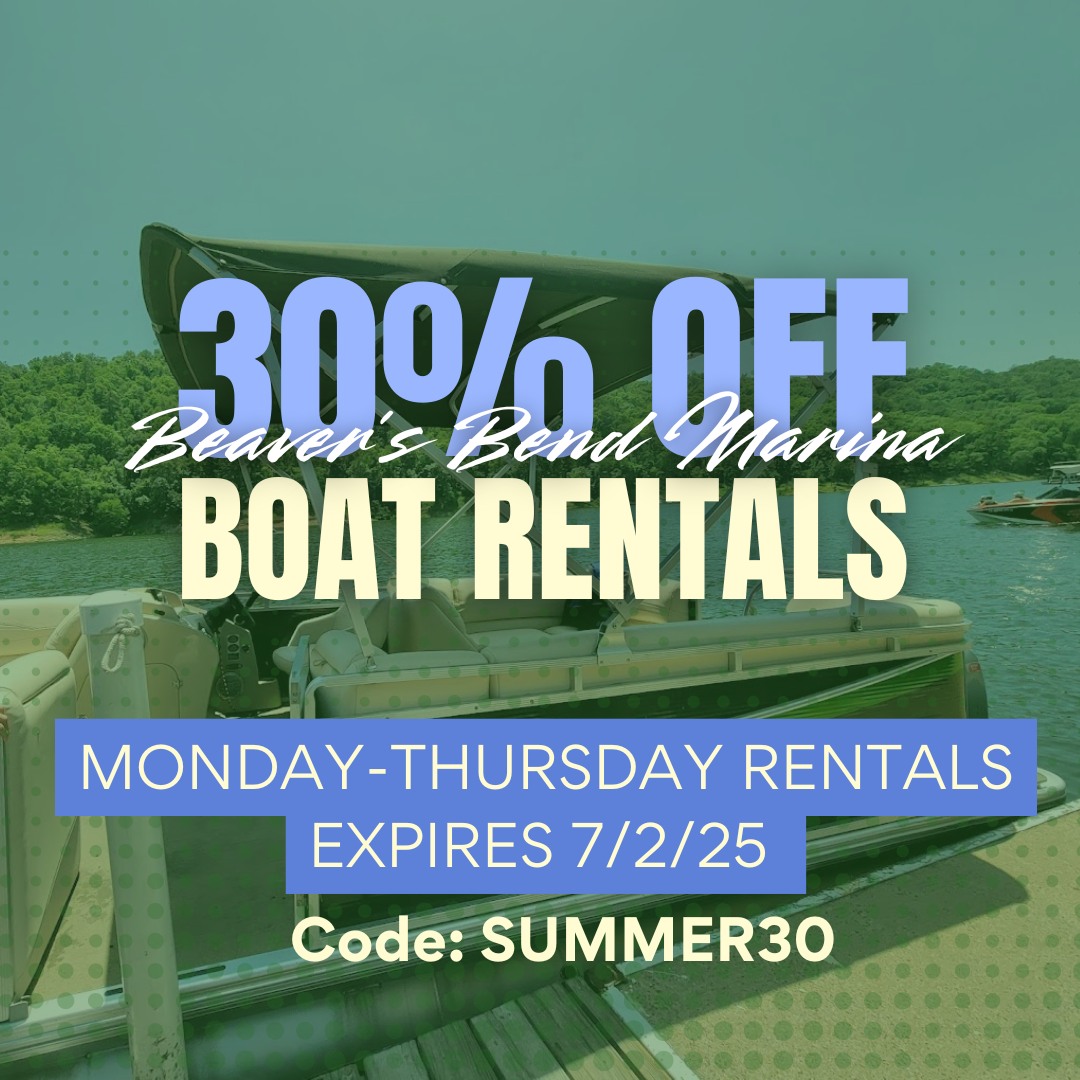 Beavers - Take 30% OFF your weekday boat rental at Beavers Bend Marina ...