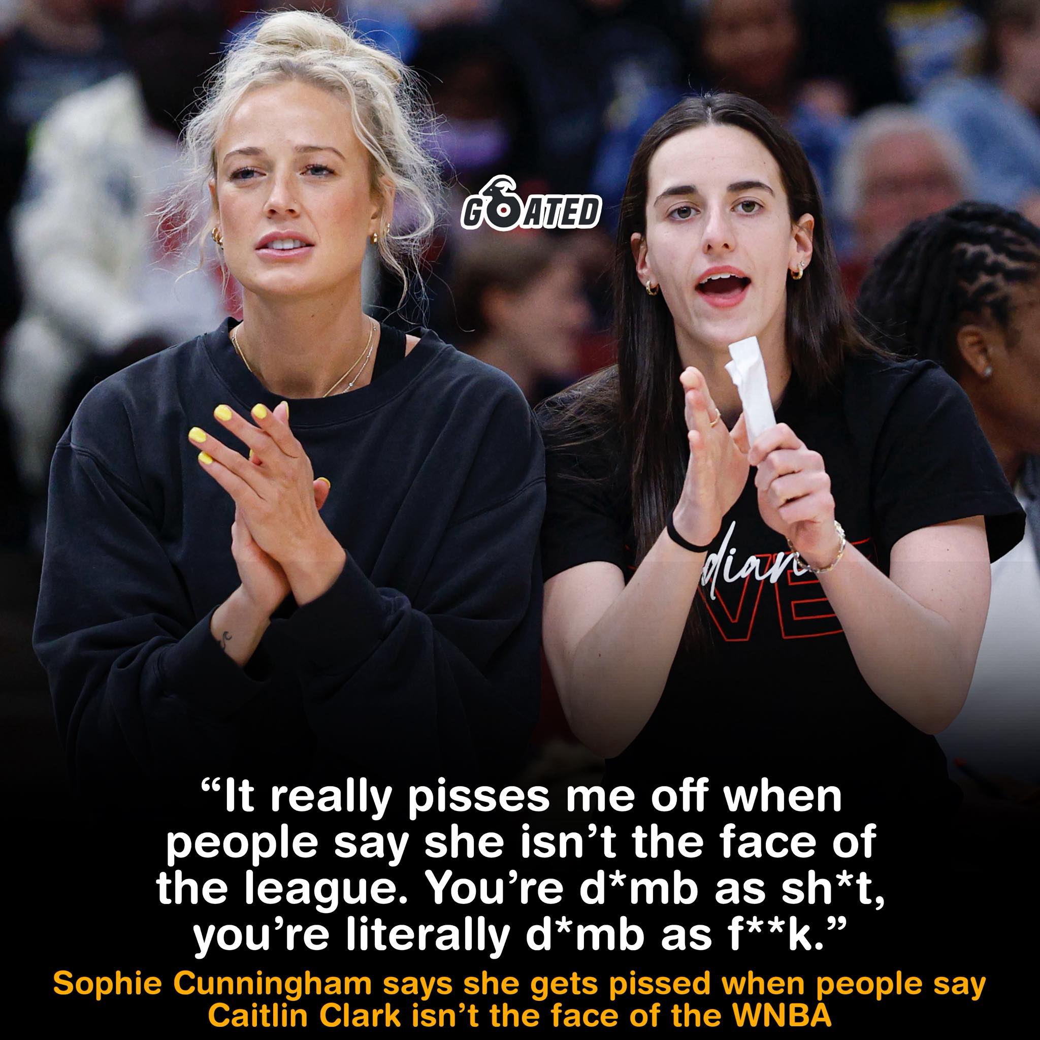 Goated - Sophie Cunningham says she gets pissed when... | Facebook