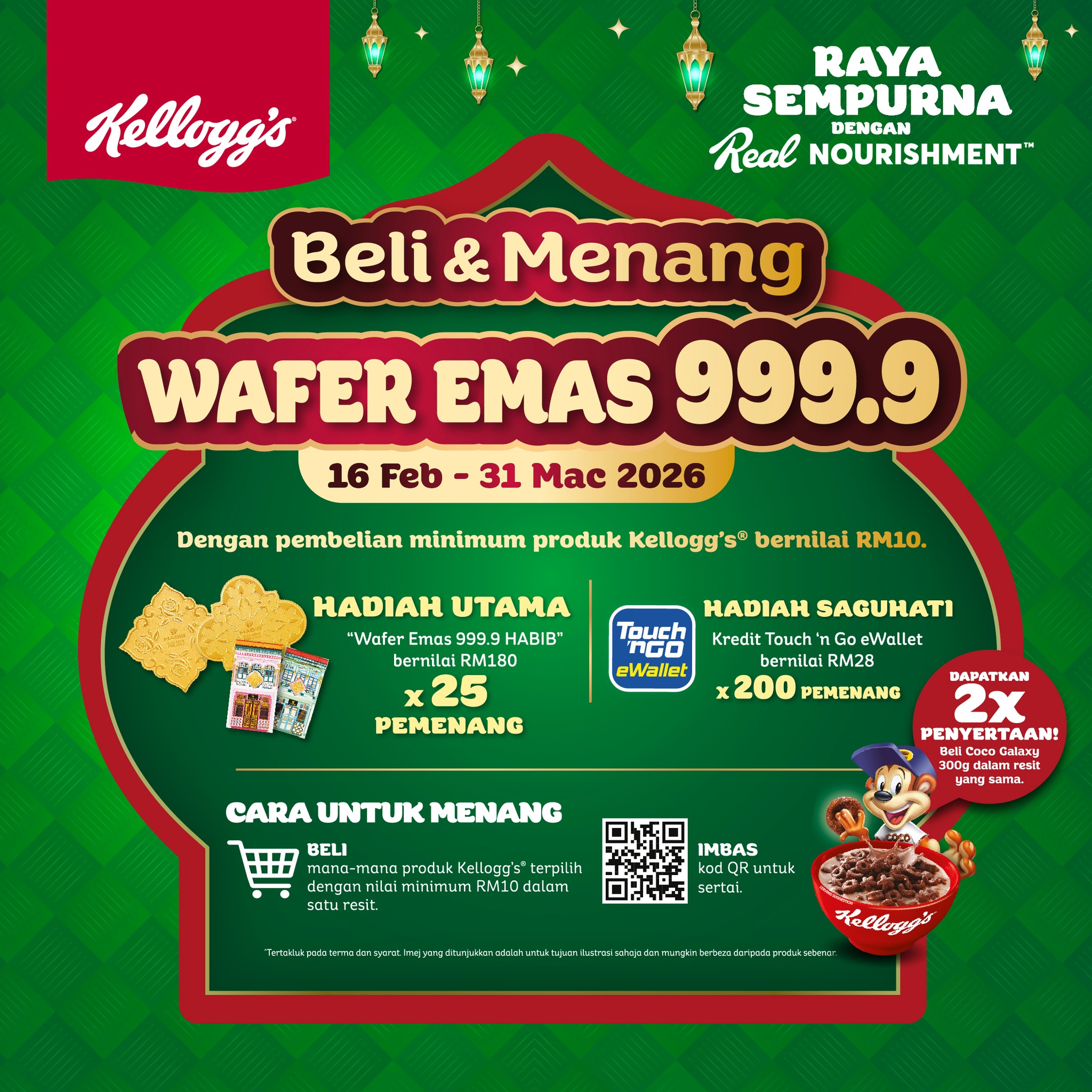 🎉 Sertai peraduan kami dan rebut... - Kellogg's Malaysia | Facebook