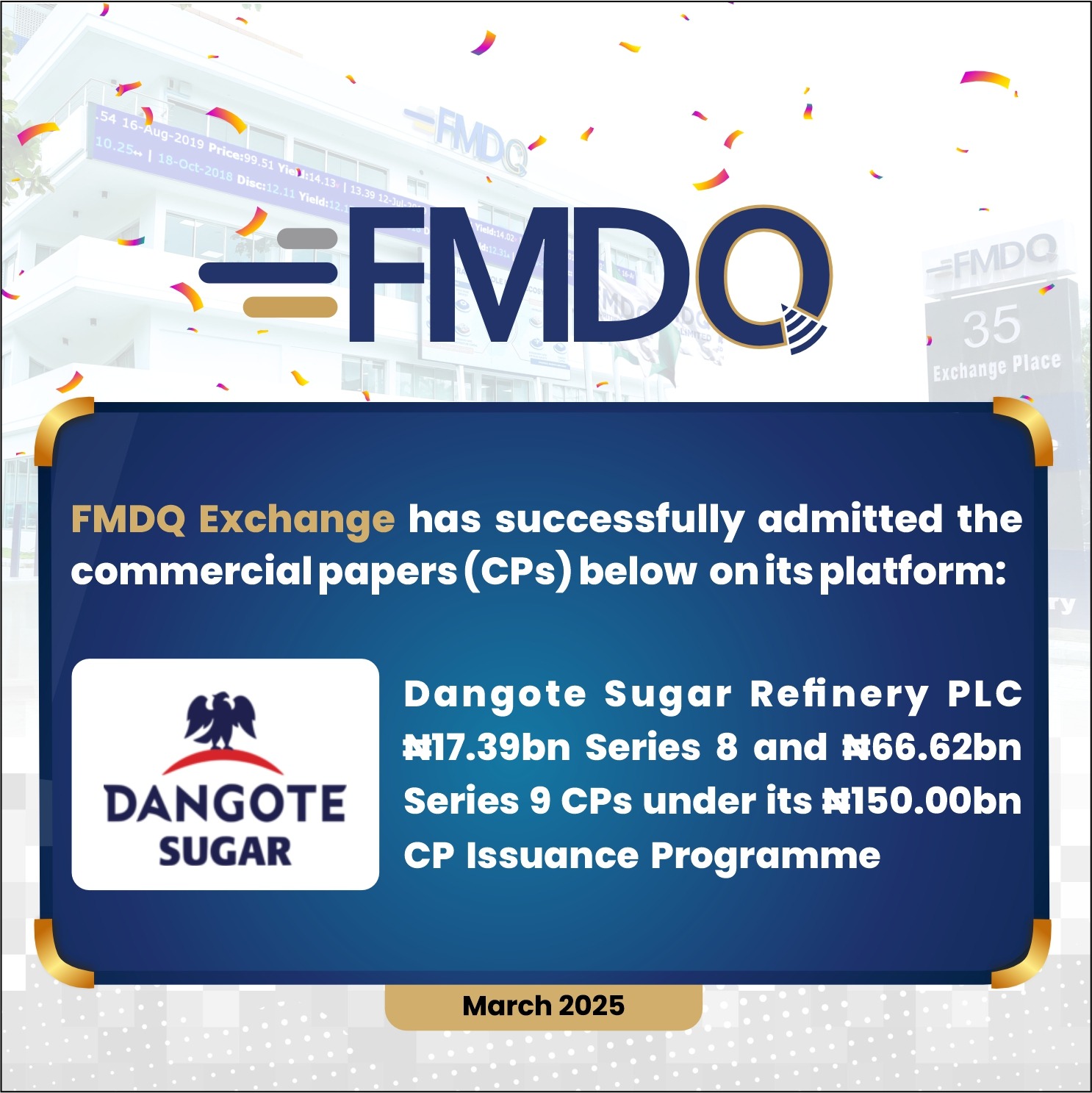 FMDQ Group - FMDQ Exchange is pleased to announce the approval for the ...