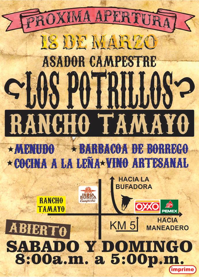 Asador Campestre Los Potrillos De Rancho Tamayo | Maneadero