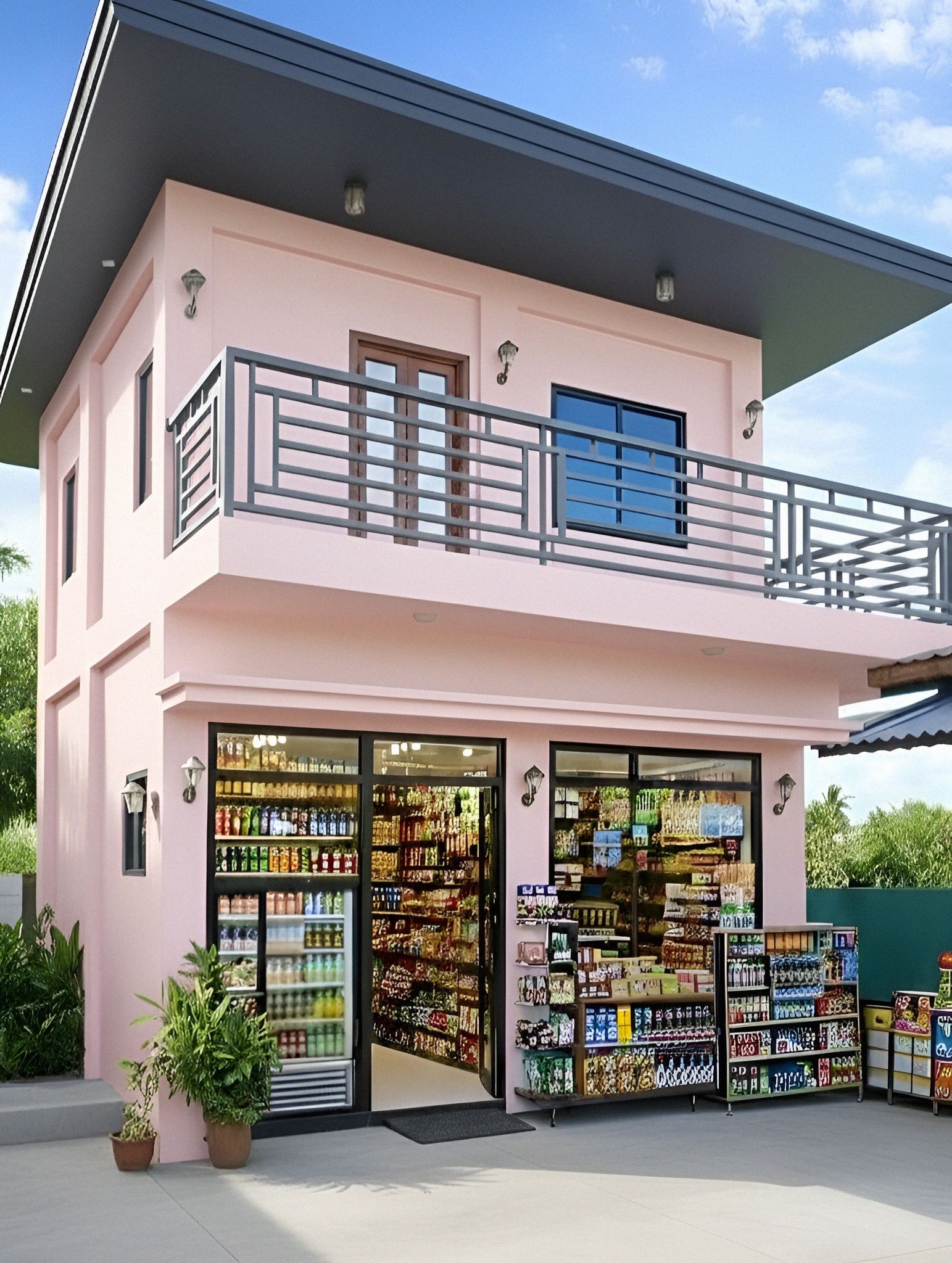 Simpleng - 2 Storey house with Sarisari Store Concept for 2026 (Pink ...