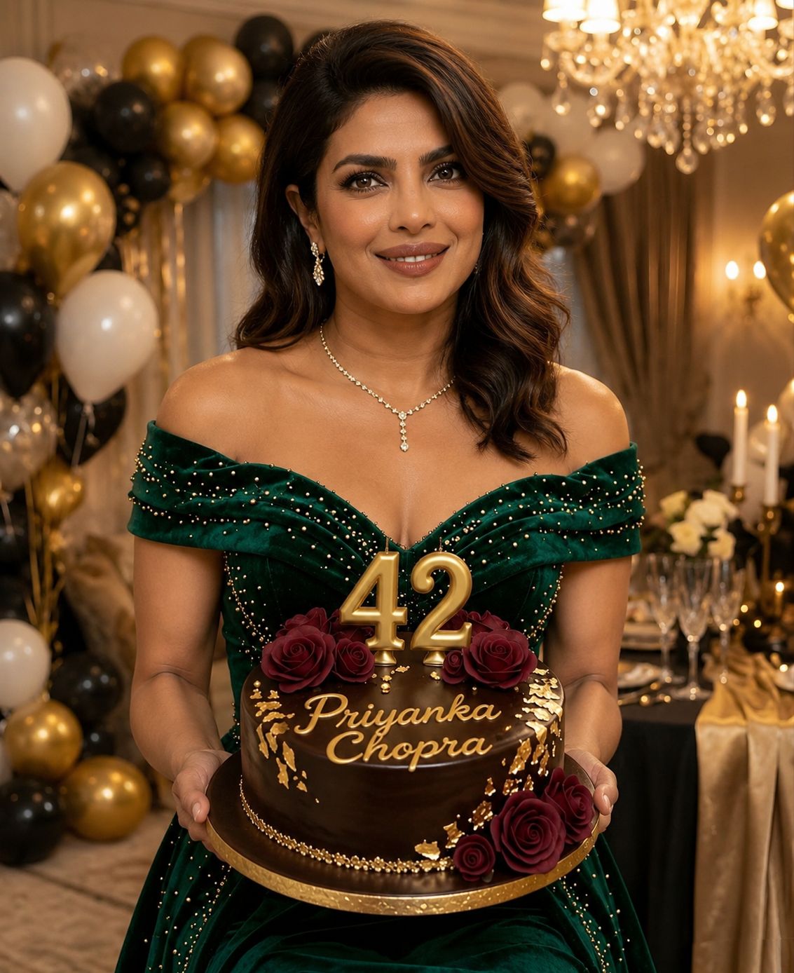 priyanka chopra birthday dress Happy 🎂🎂🎂 Color:Tulip discount-available Angelina Maxi Dress –