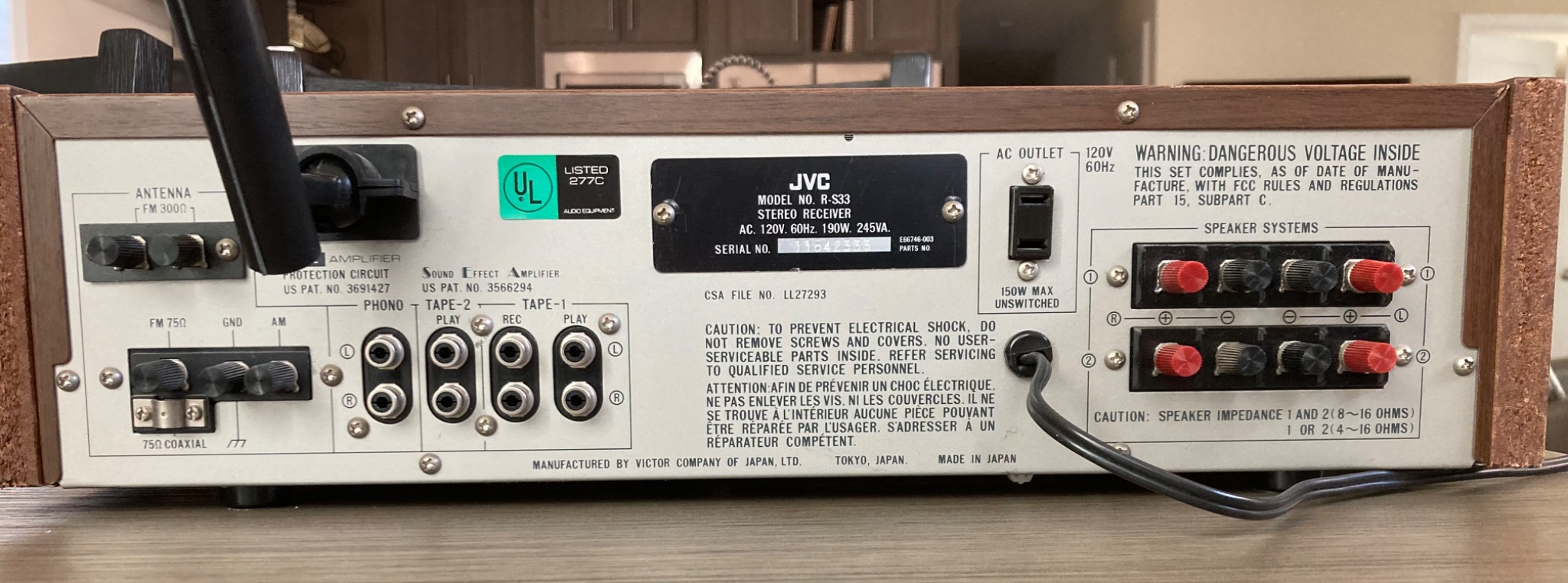 Vintage JVC R-S33 Super-A Stereo Receiver - Radios - Fenton, Michigan ...