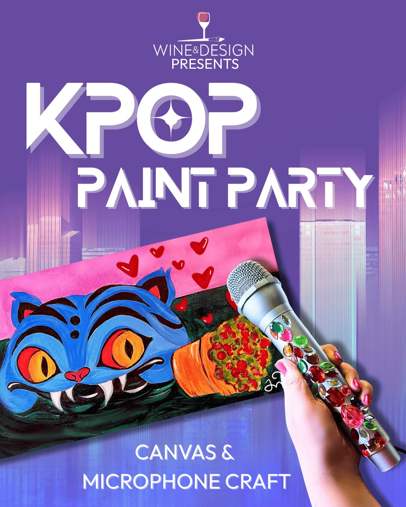 Calling all KPOP fans! 🎶 ... - Wine & Design Party Art Studio | Facebook