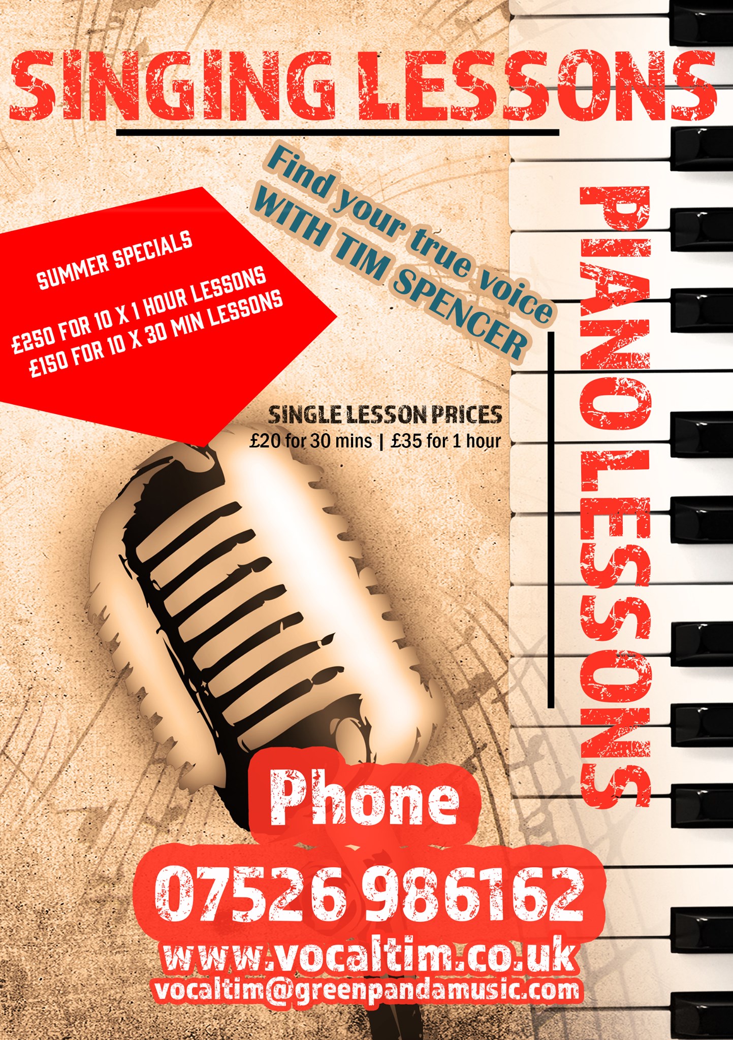 VocalTim - Tim Spencer - Singing Lessons in Coventry | Coventry