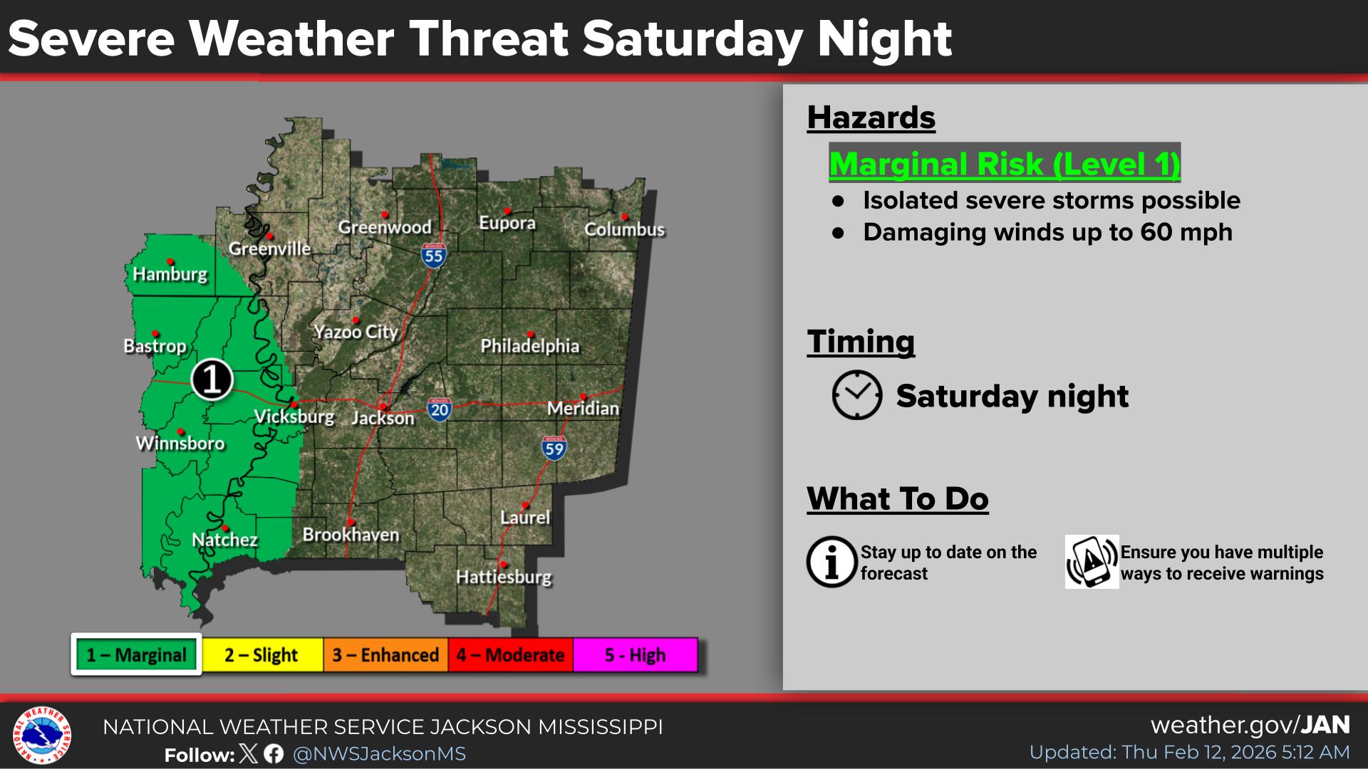 US - Good morning! An Isolated severe storms capable of damaging wind ...