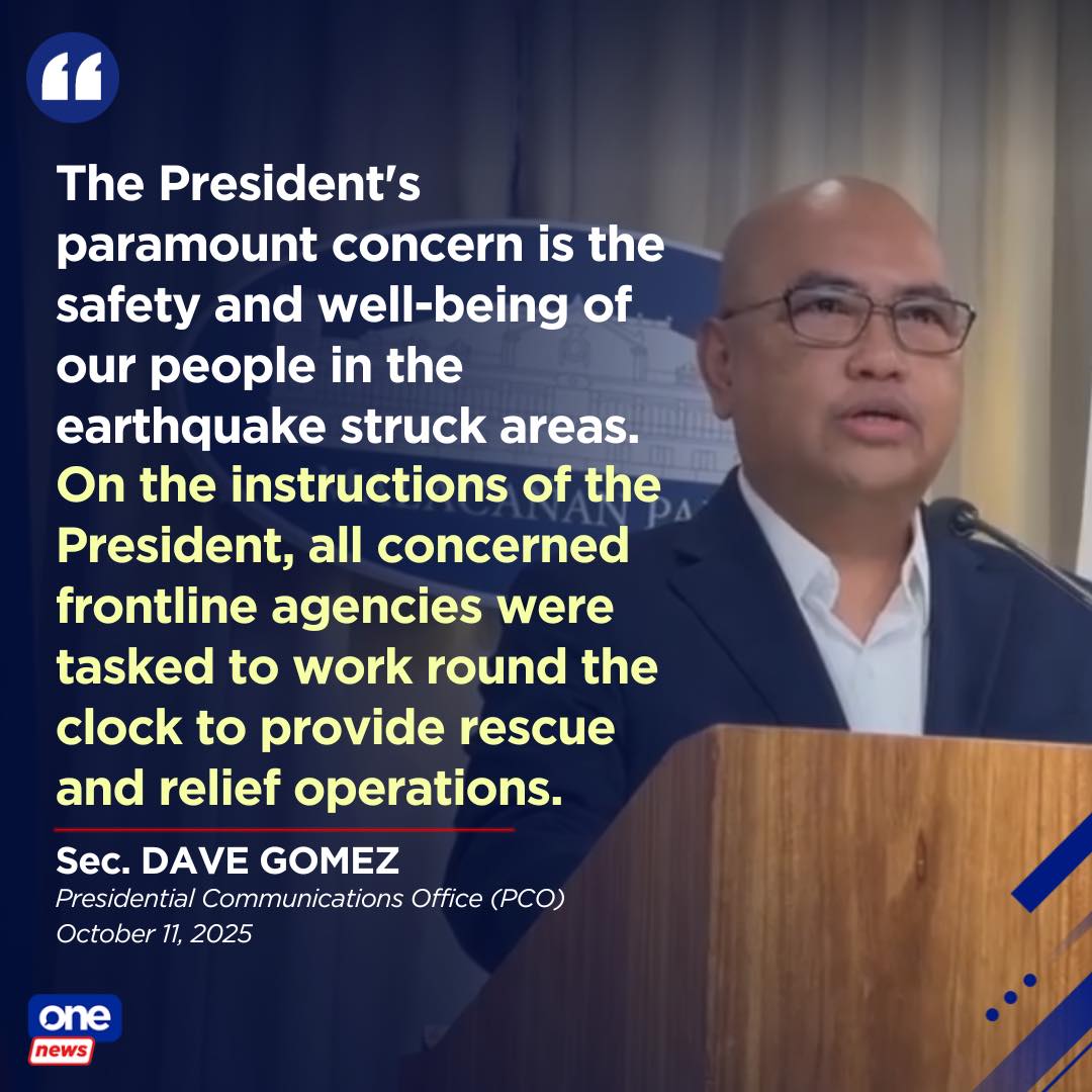 ONE News - President Ferdinand Marcos Jr. ordered all... | Facebook