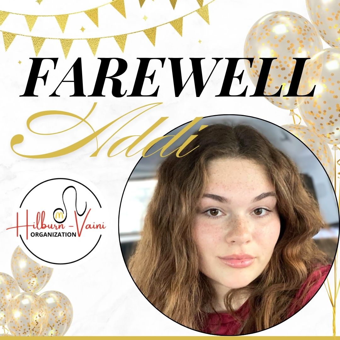 McDonald's - Today, we say a fond farewell to our incredible intern ...
