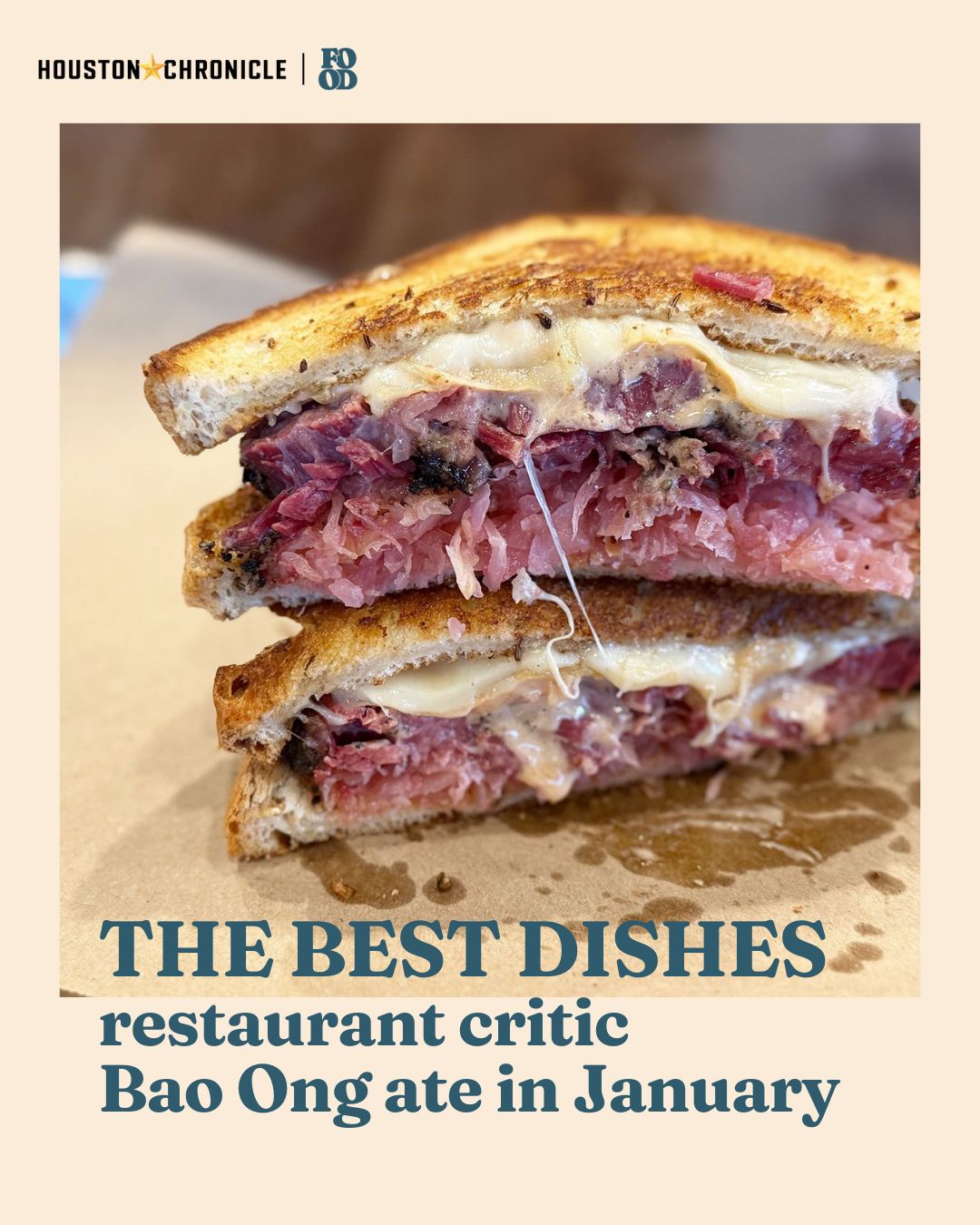 Houston - Texas reuben at Roegels Barbecue and cured red trout at Hugo ...