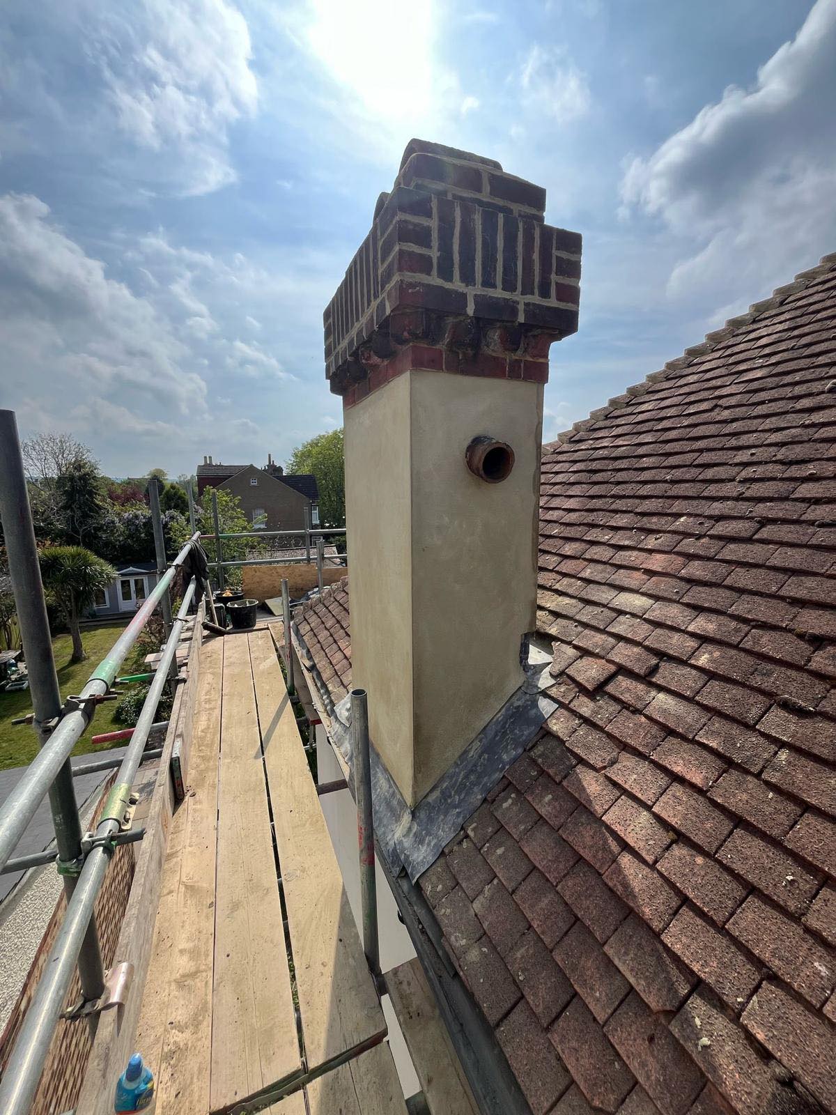 Top - Another chimney transformed! This one has been fully rendered to ...