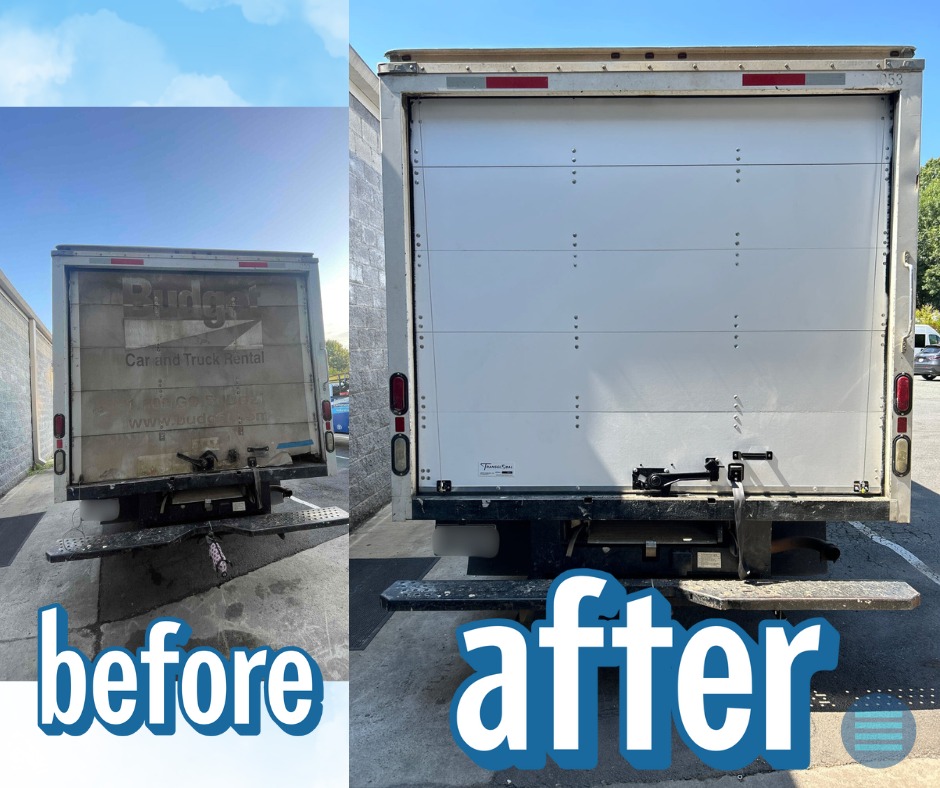 RCI - Our team replaced the damaged rear door on this box truck with a ...