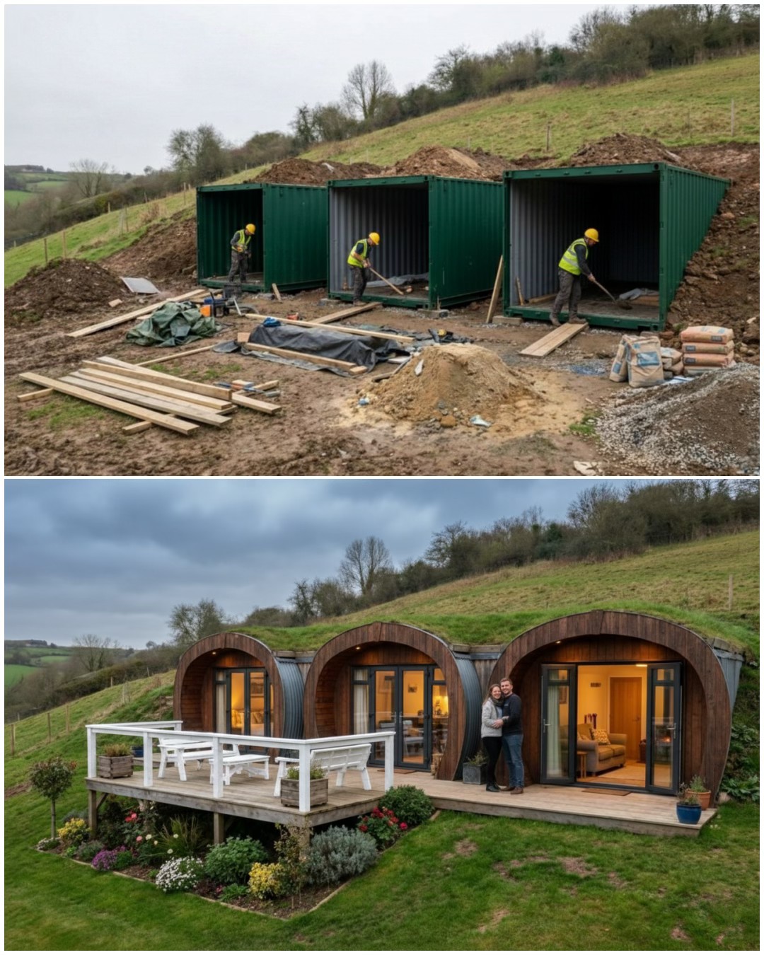 House - Building an earth-sheltered home using shipping containers ...